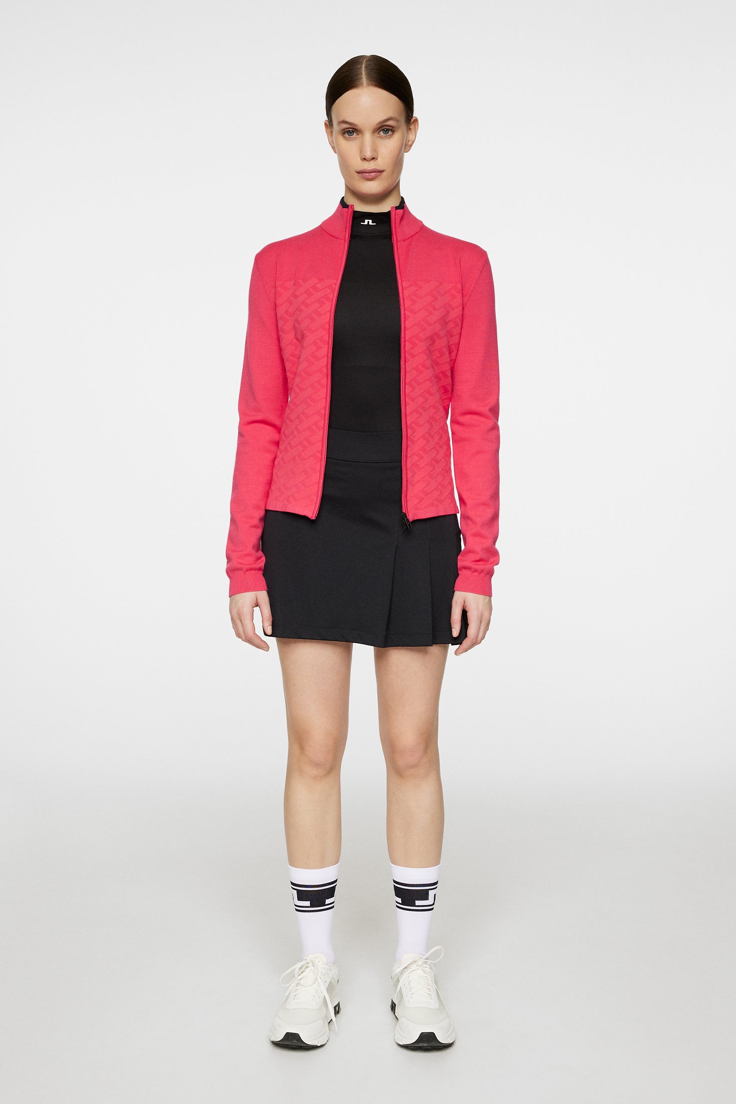 J.Lindeberg Anna Knitted Zip Sweater Damen