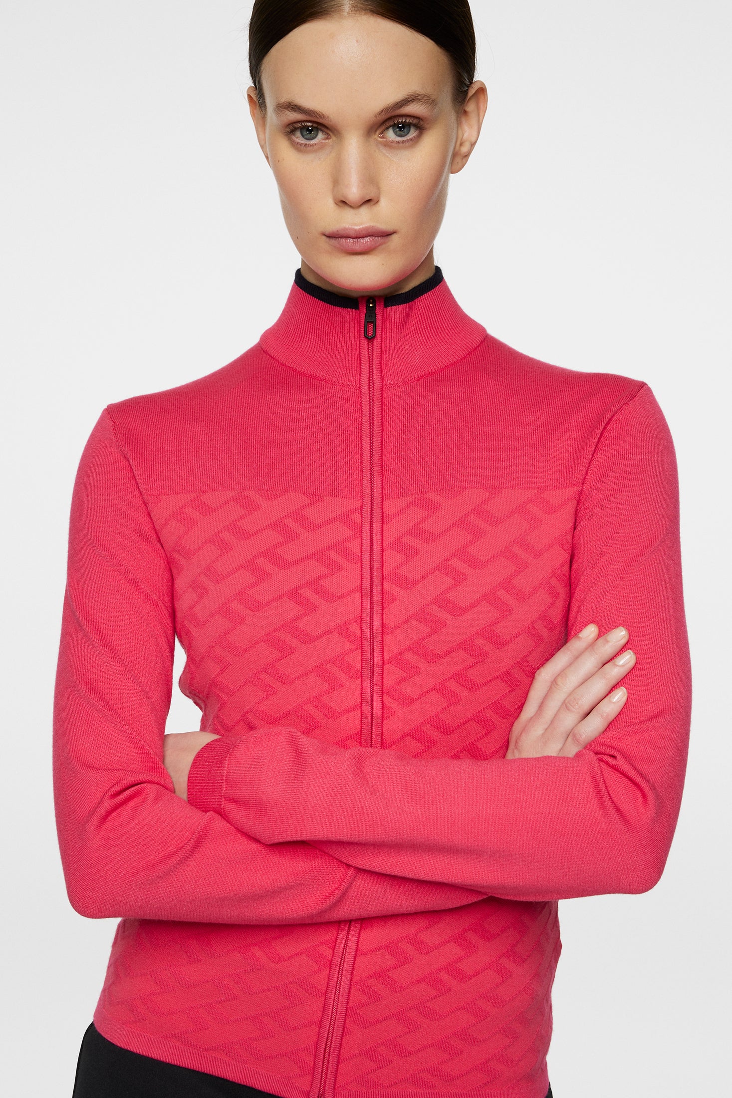 J.Lindeberg Anna Knitted Zip Sweater Damen