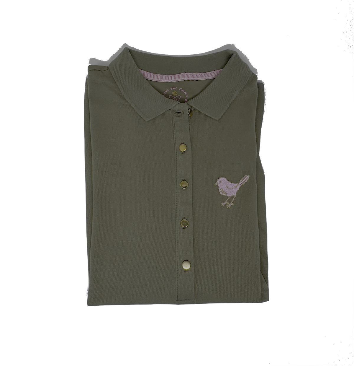 Girls Golf Golden Palm SL Polo Damen