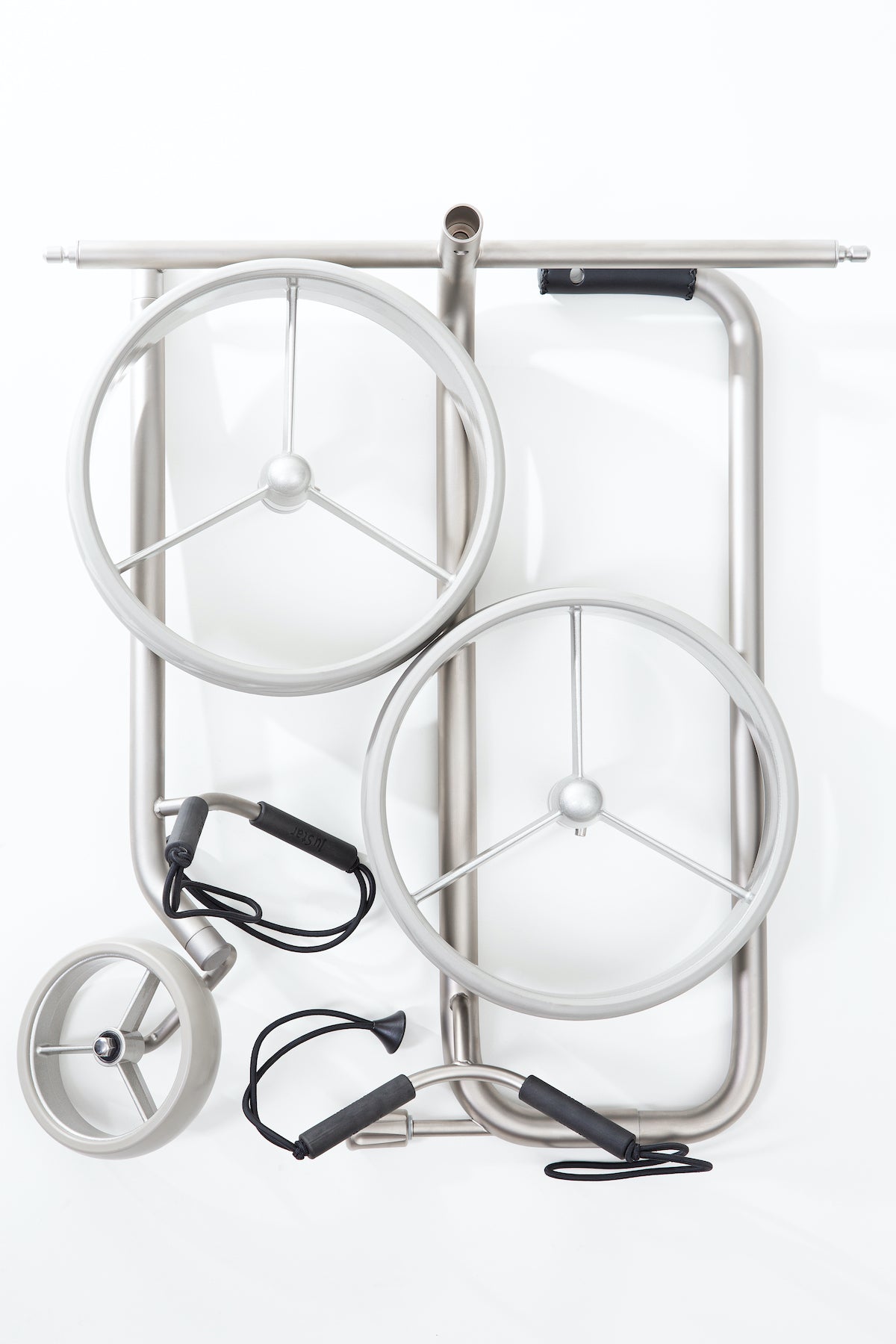Justar Silver Manual Push Trolley