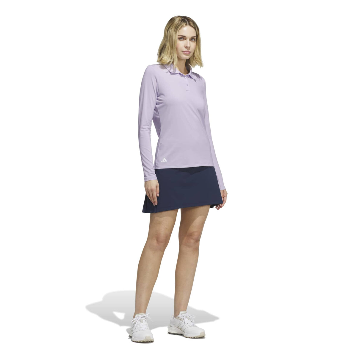 adidas Solid LS Polo Damen