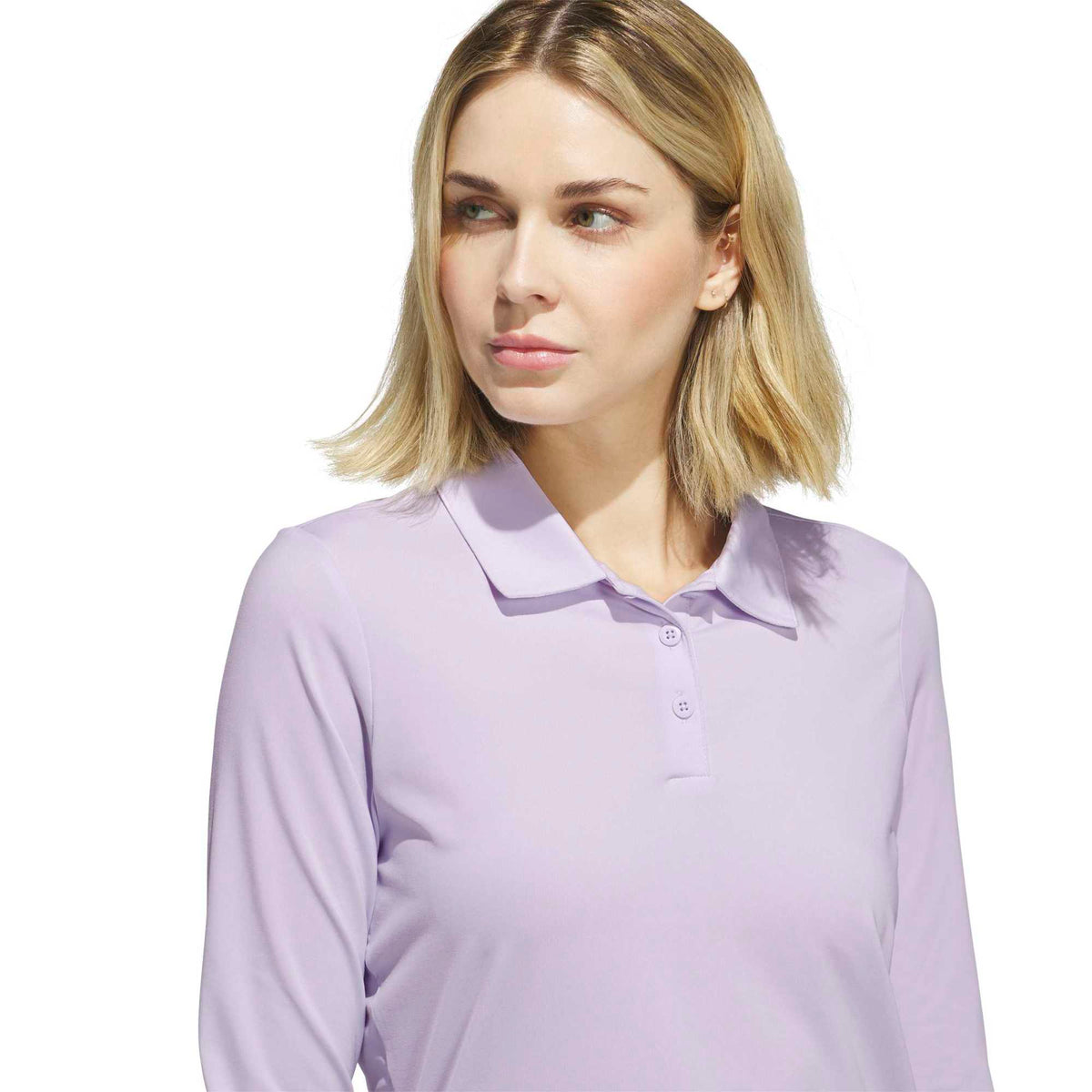 adidas Solid LS Polo Damen