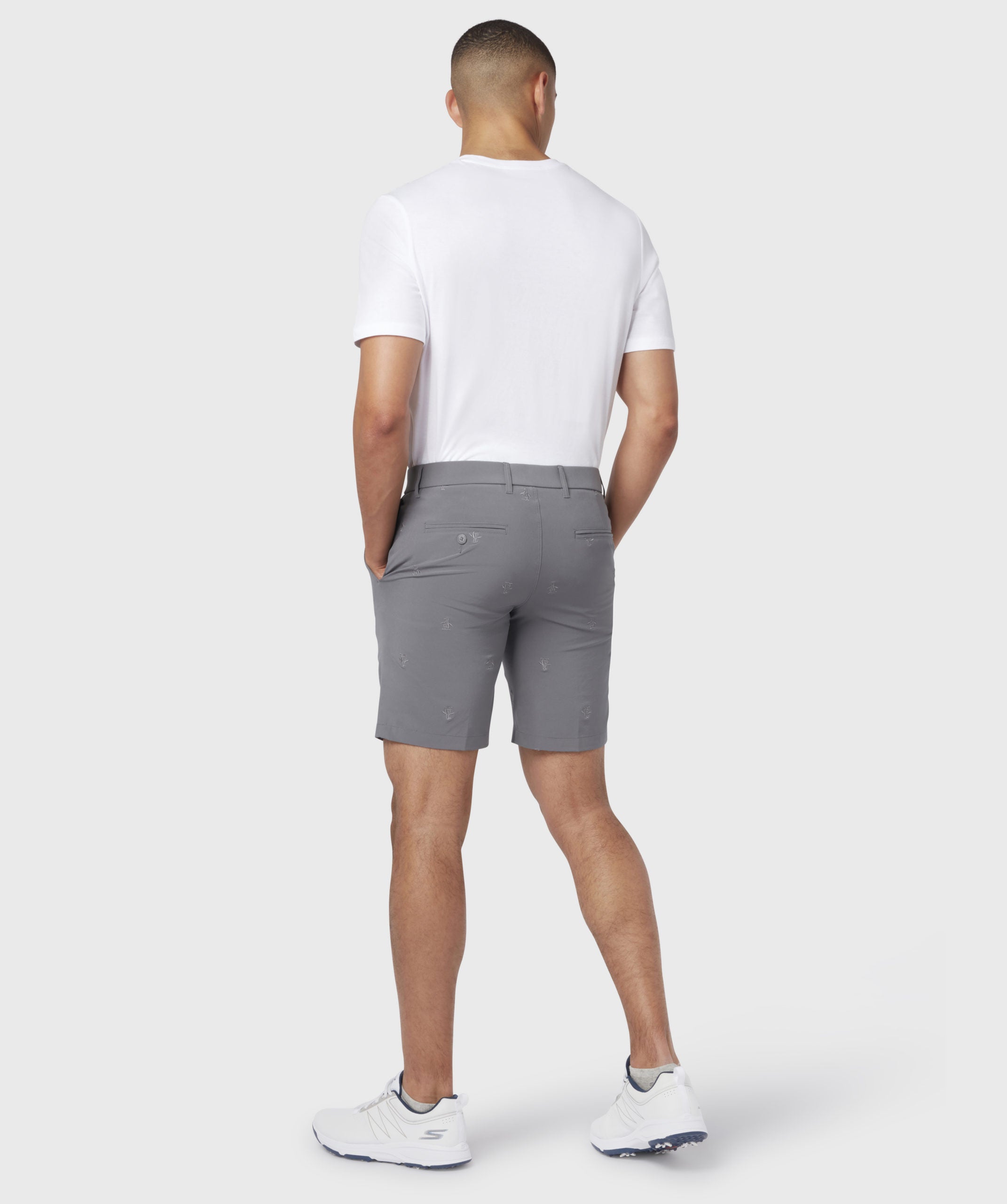 Original Penguin Golf Allover Pete 9" Shorts Herren