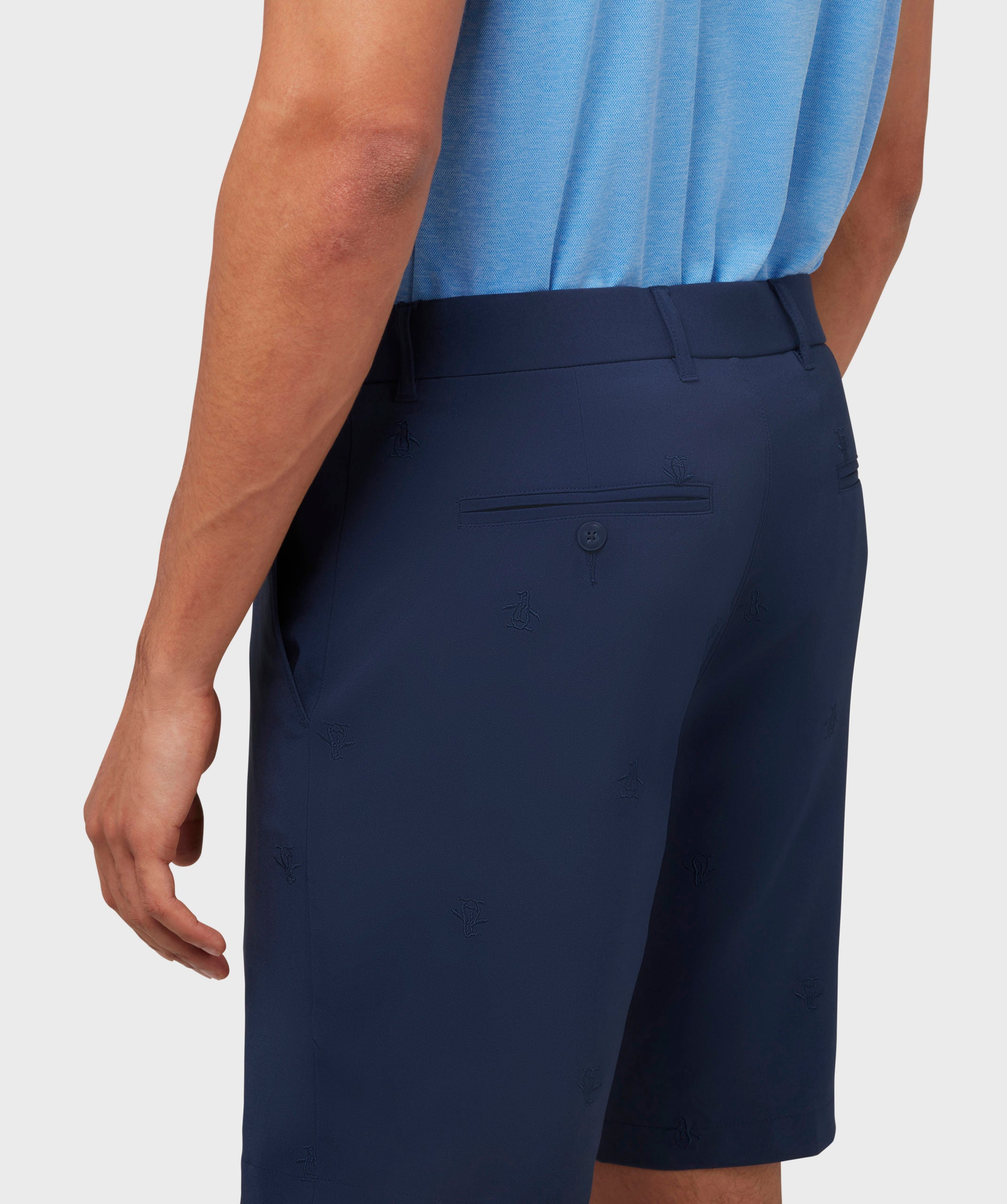 Original Penguin Golf Allover Pete 9" Shorts Herren