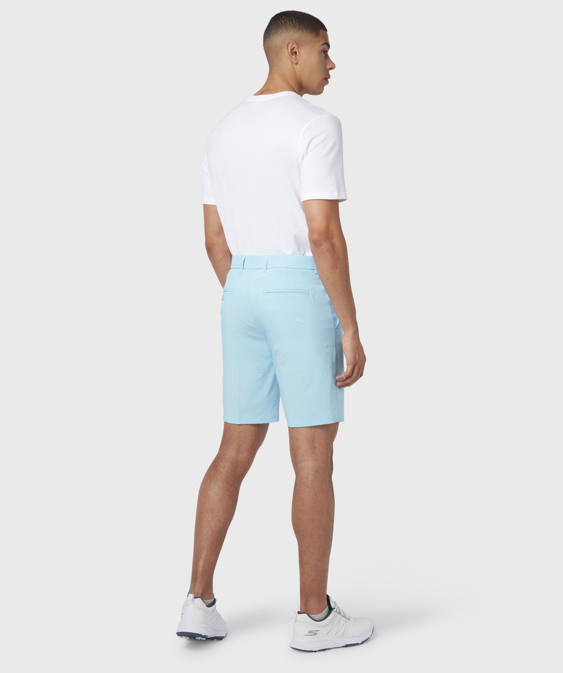 Original Penguin Golf Allover Pete 9" Shorts Herren