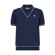 Original Penguin Pete’s Heritage Sweater Polo Herren L navy