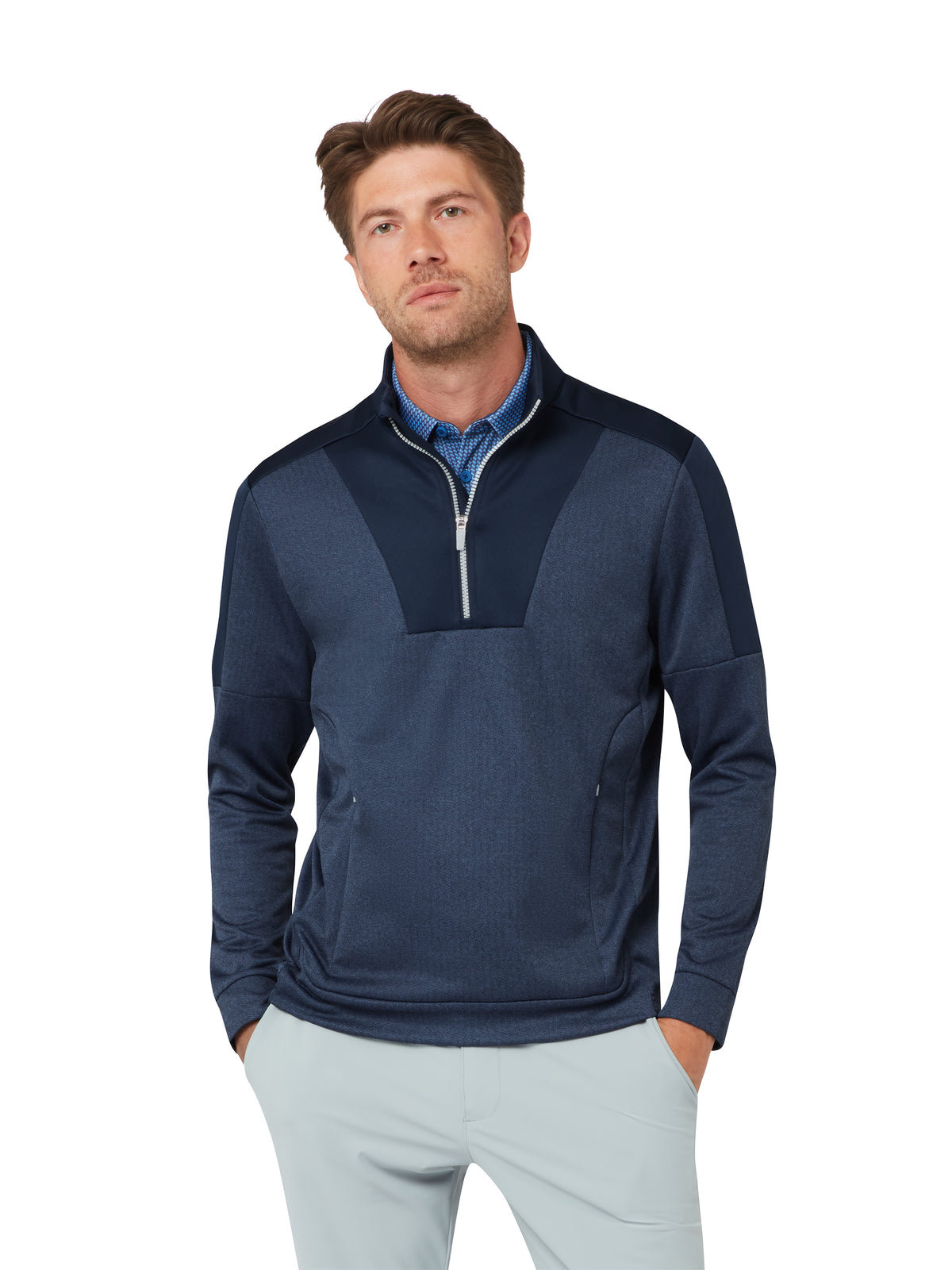 Original Penguin Golf MW 1/4-Zip Pullover Herren