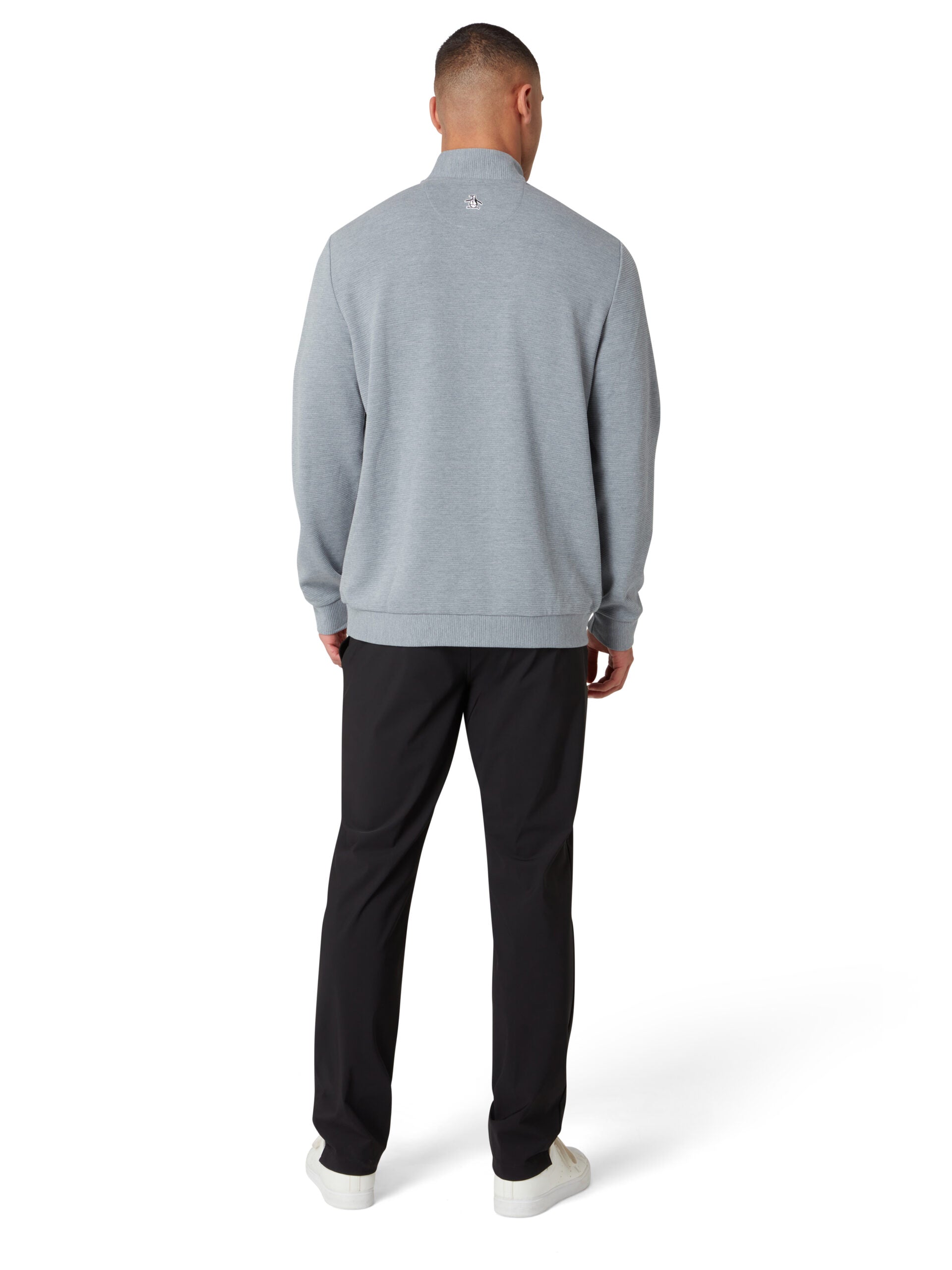 Original Penguin Ottoman 1/4-Zip Sweatshirt Herren