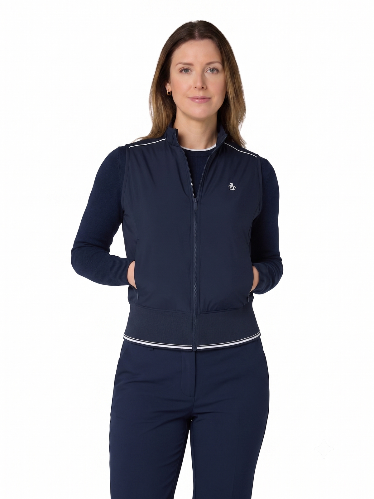 Original Penguin Golf LW Weste Damen