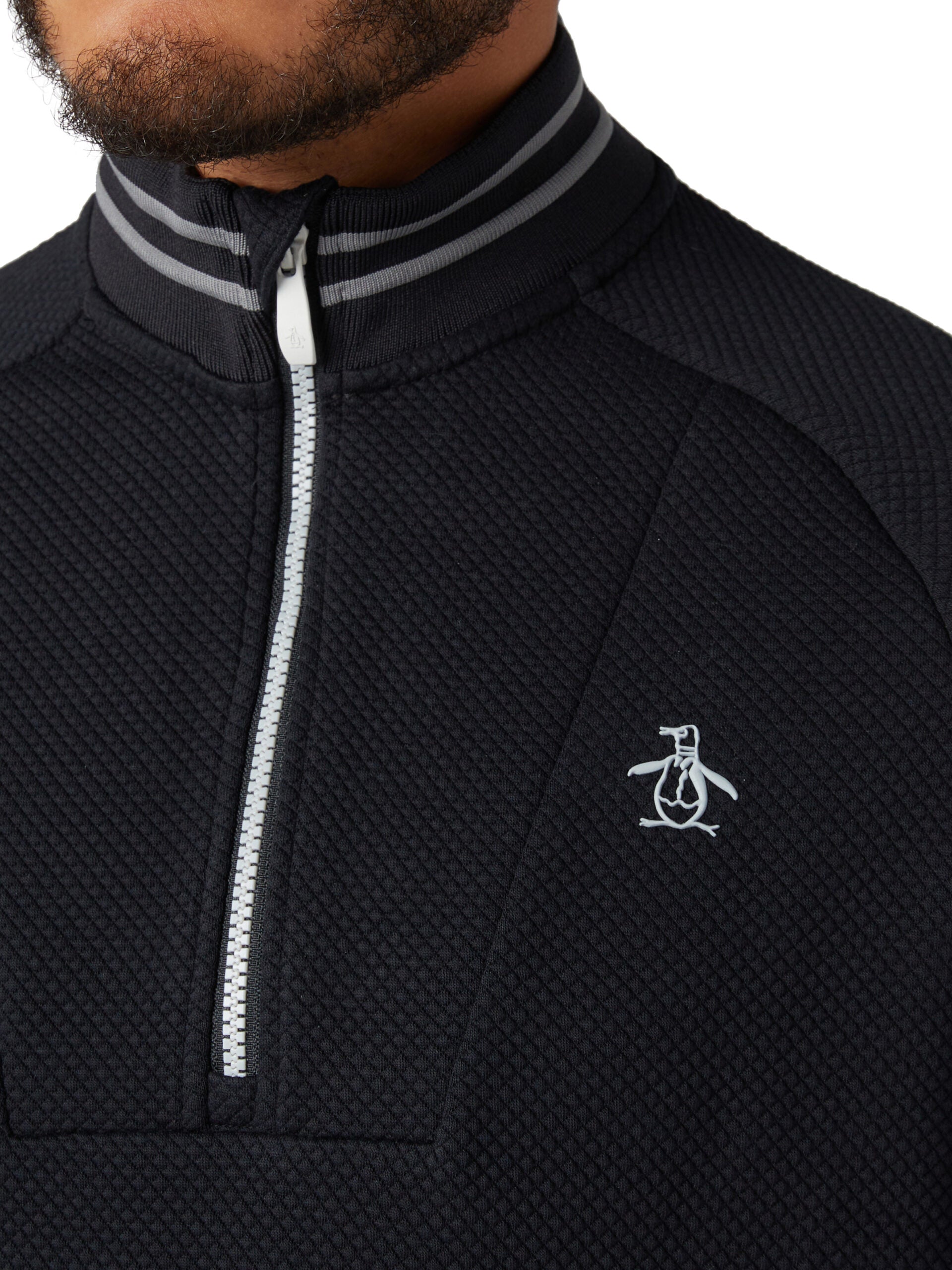 Original Penguin Midweight 1/4-Zip Golf Pullover Herren
