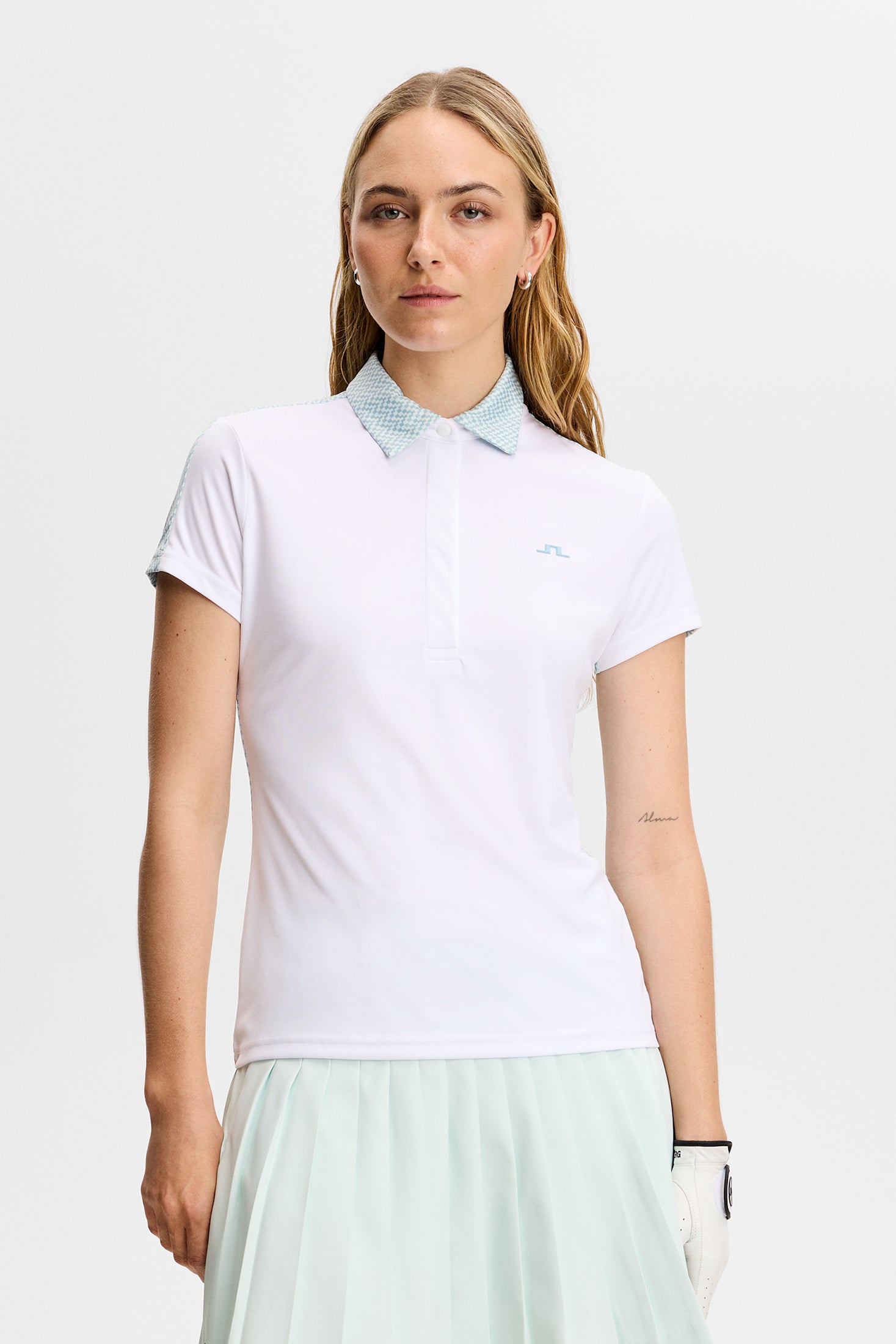 J.Lindeberg Women's Cara Polo L white L white