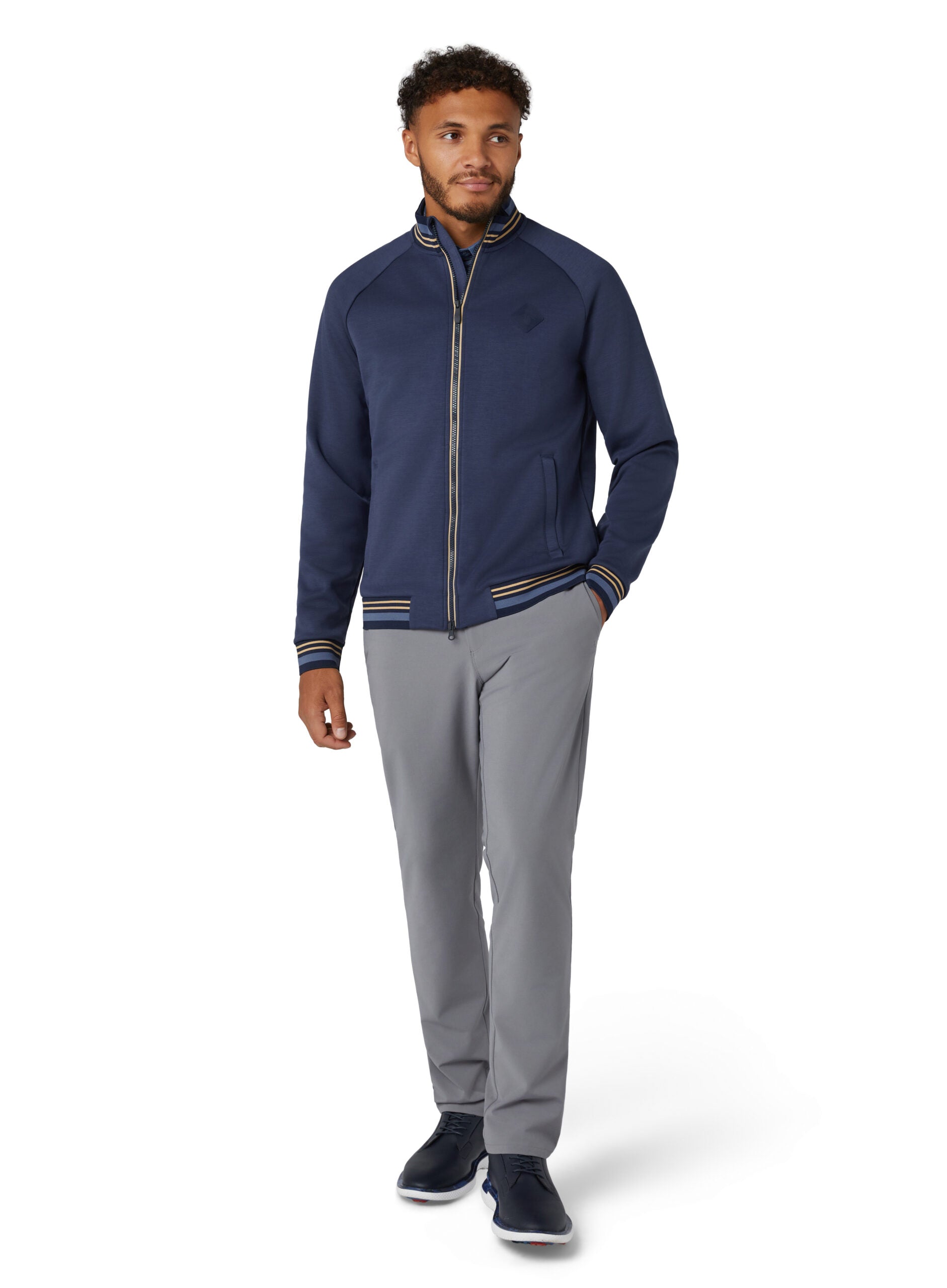 Original Penguin Knitted Track Jacke Herren