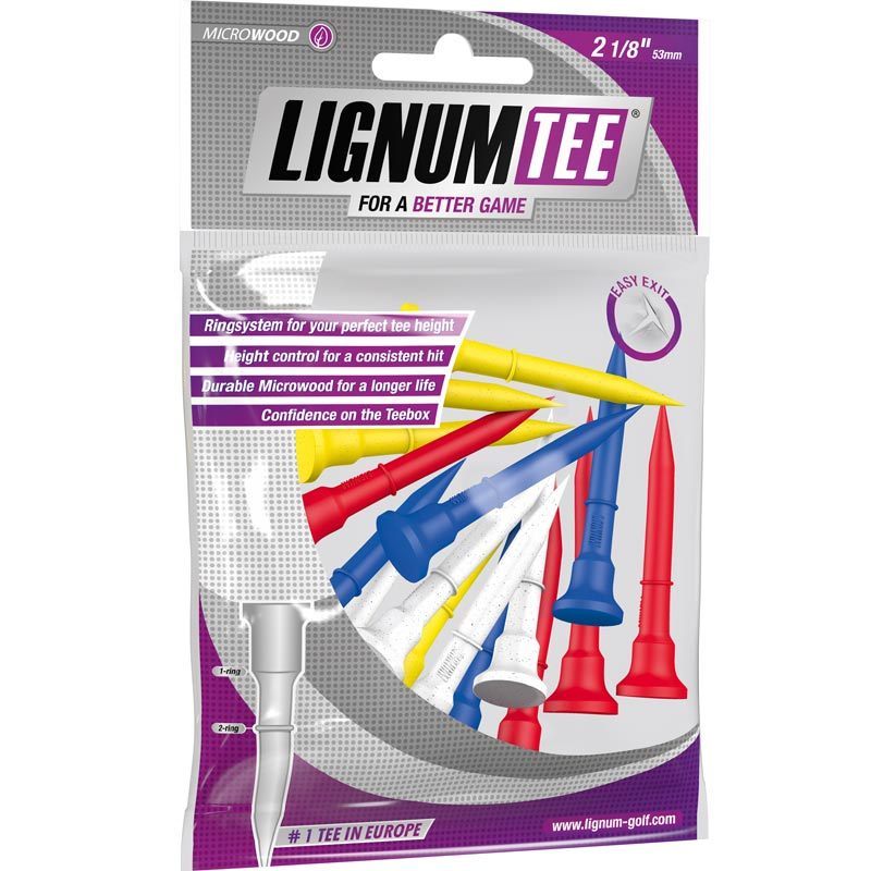 Lignum Tees 53mm 16Stk bunt