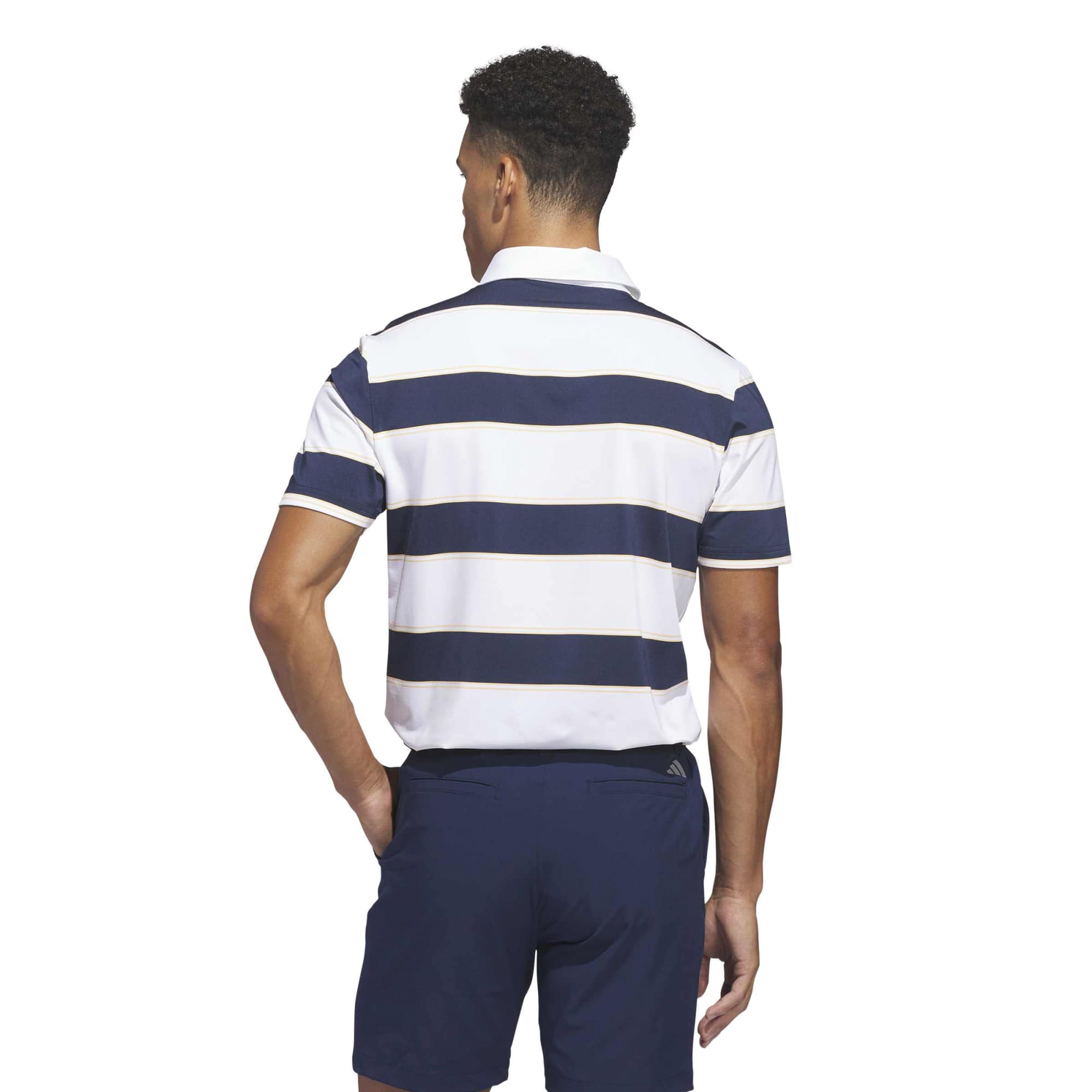 adidas ULT365+ JumboStripe Climacool Polo Men's XXL White/Navy