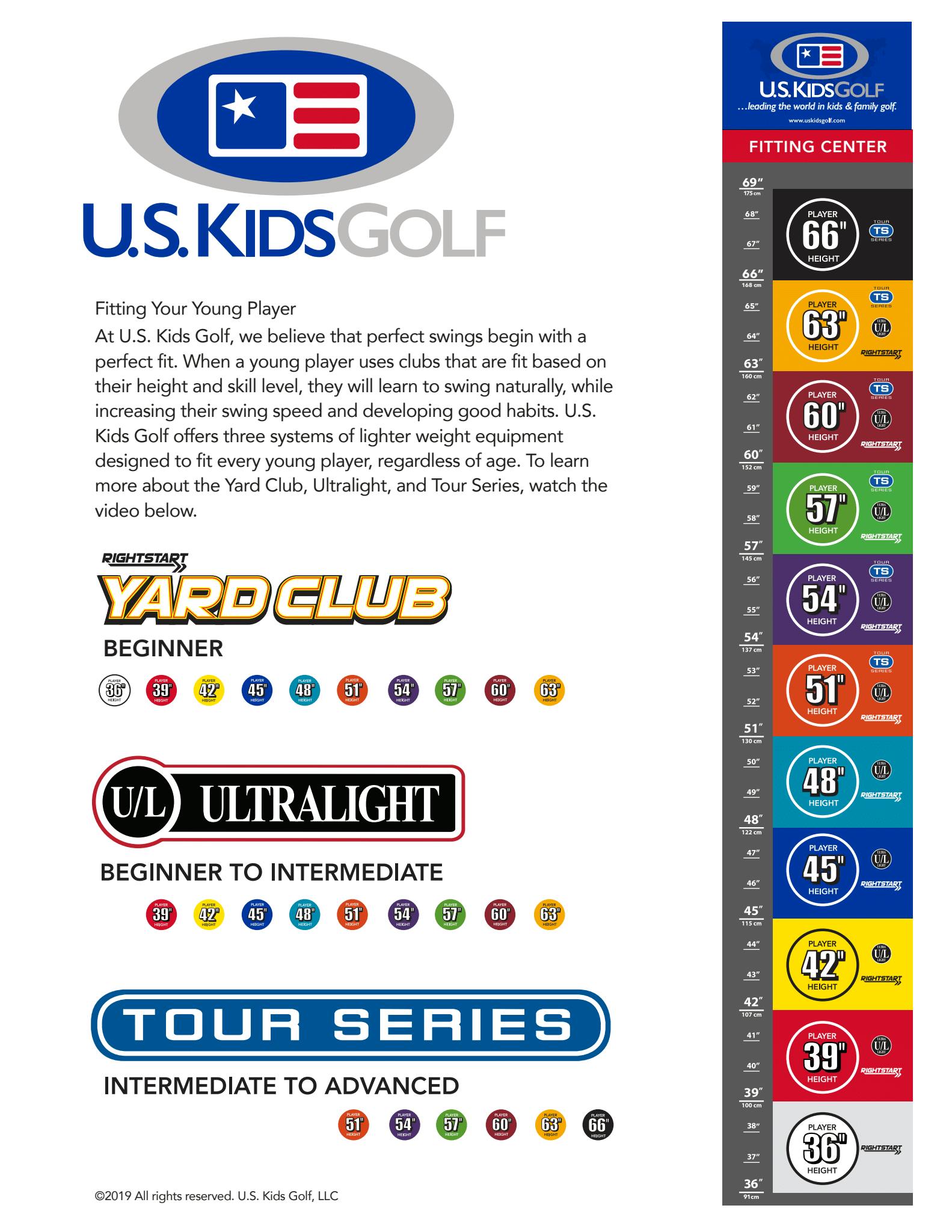 U.S. Kids Golf Yard Club2 Kindereinzelschläger