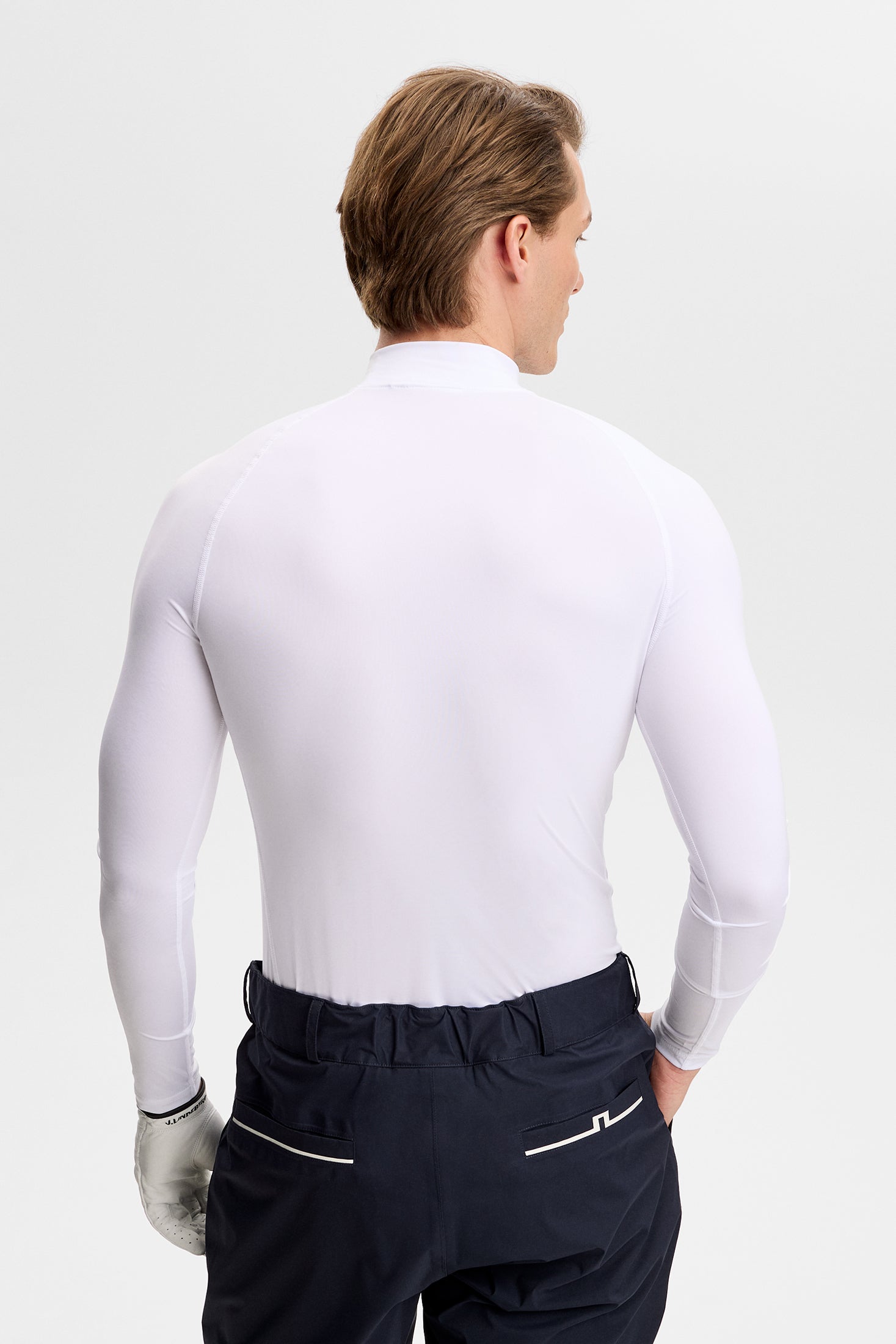 J.Lindeberg Ello Compression Top Men's L White L White