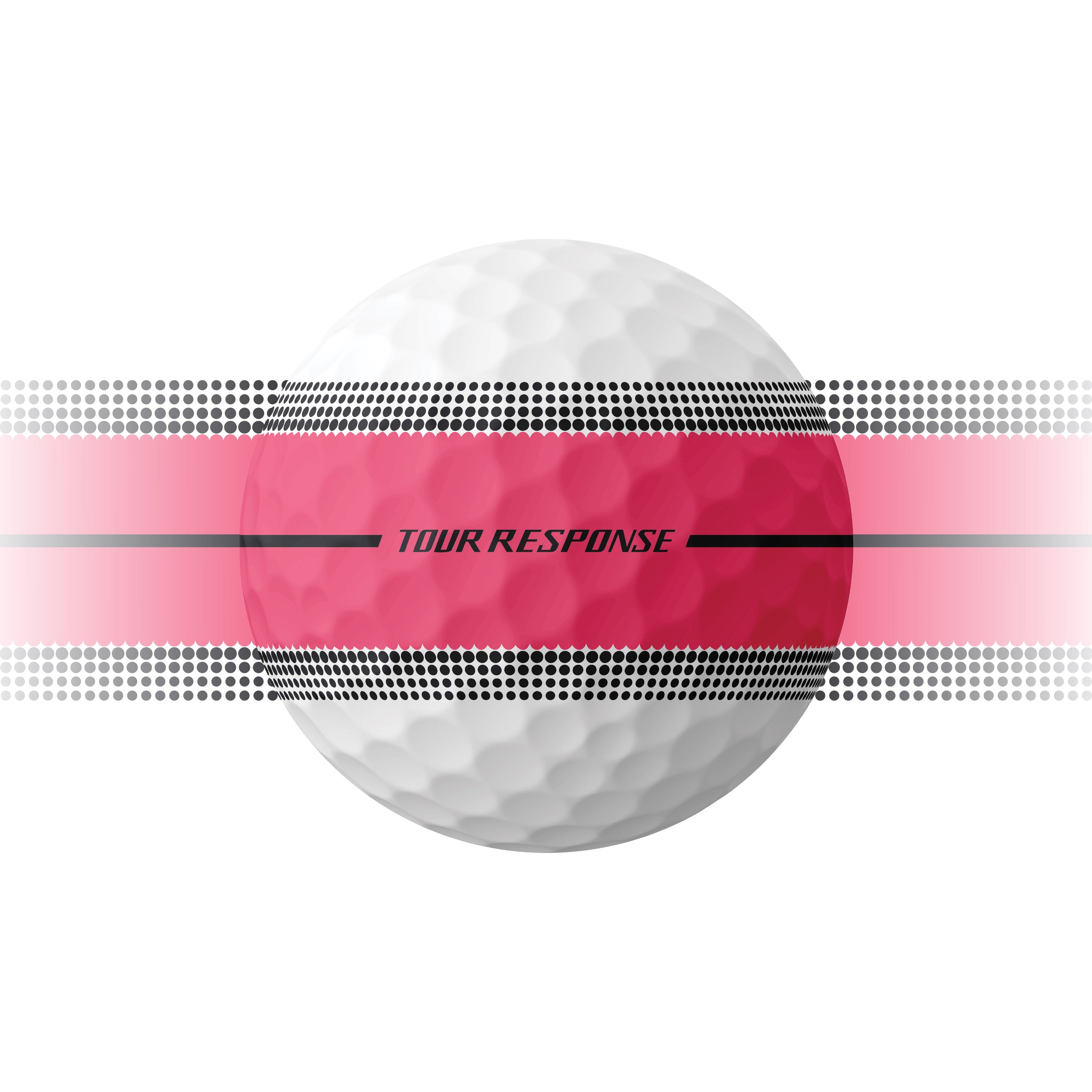 TaylorMade TourResponse Stripe 2025 Golf Balls 12-Pack