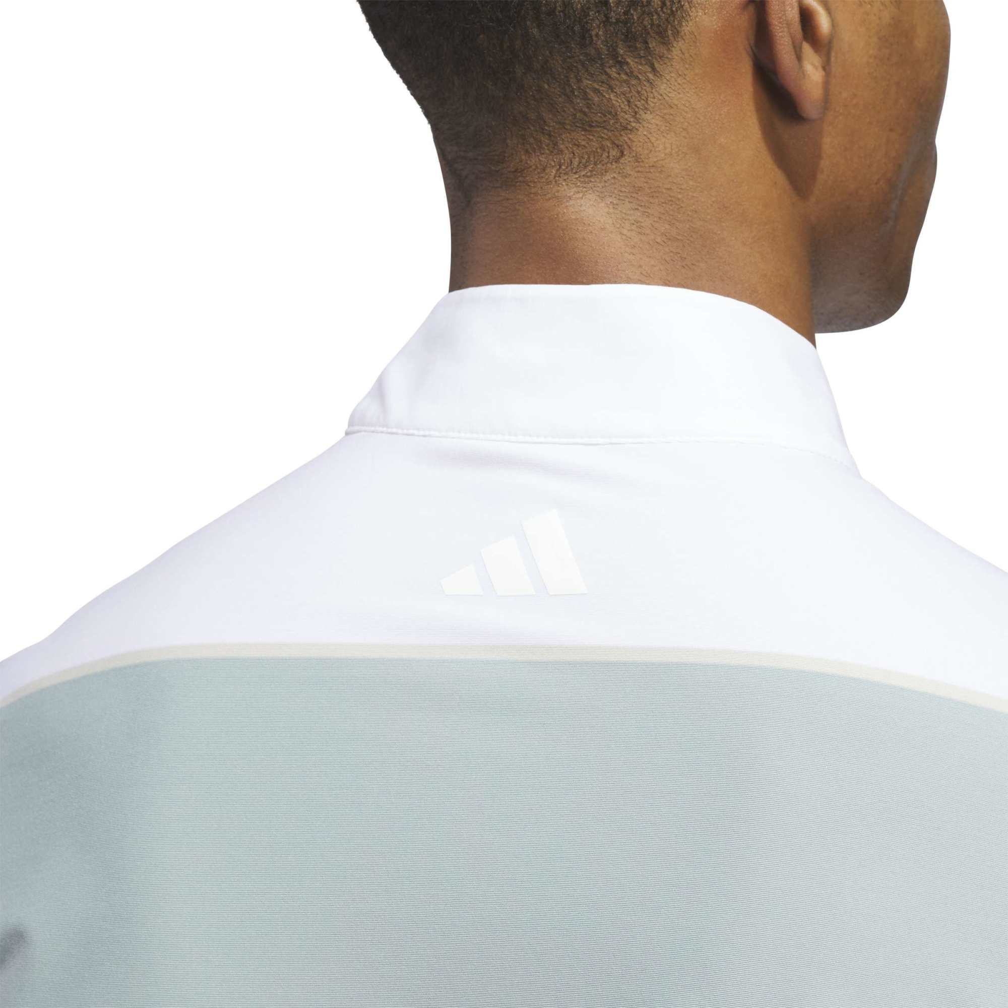 adidas ULT365 RugbyStripe 1/4 Zip Pullover XXL green/white