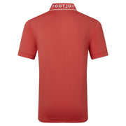 Footjoy Wordmark Pique Polo Men's S Red