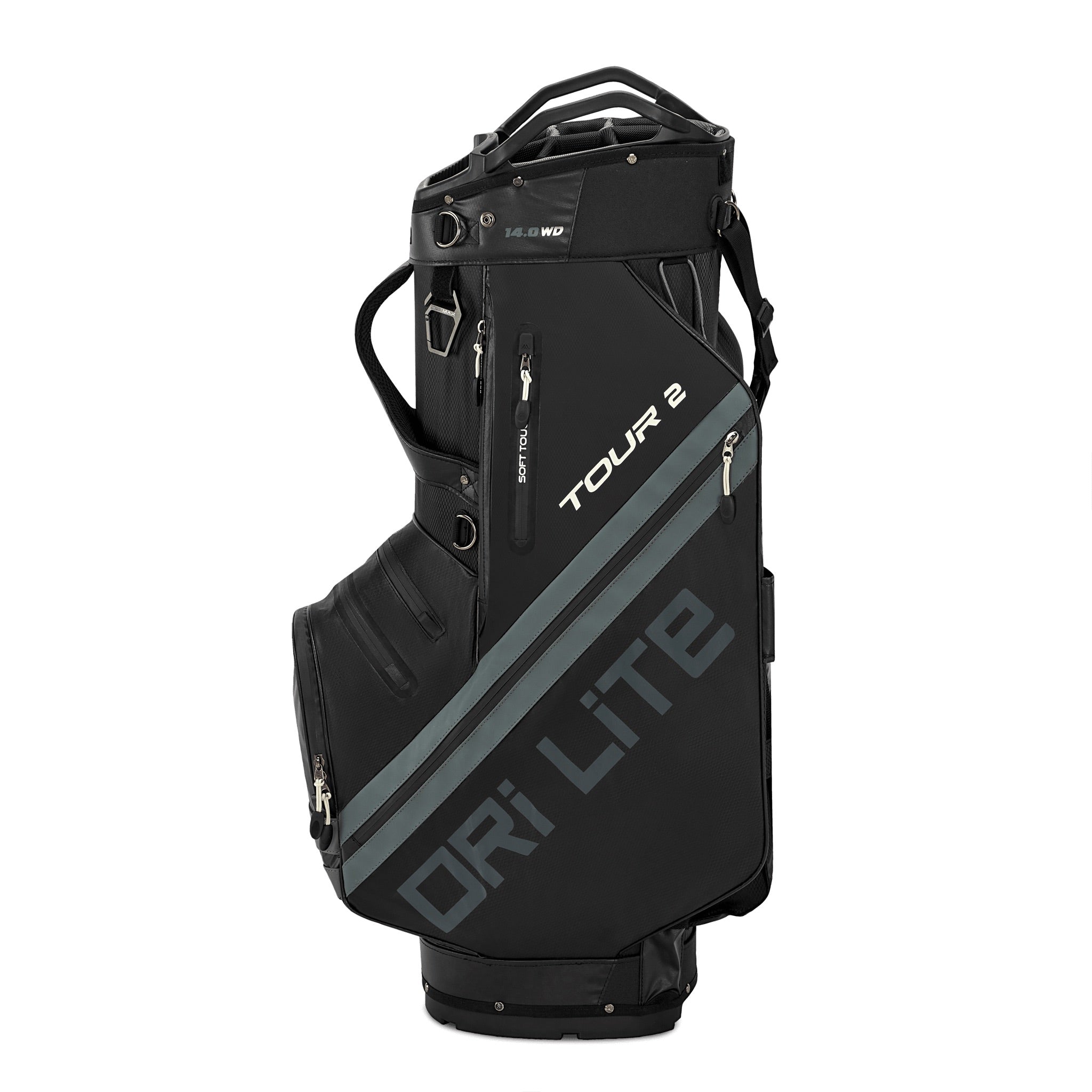 Big Max Dri Lite Tour 2 Cartbag schwarz/grau schwarz/grau