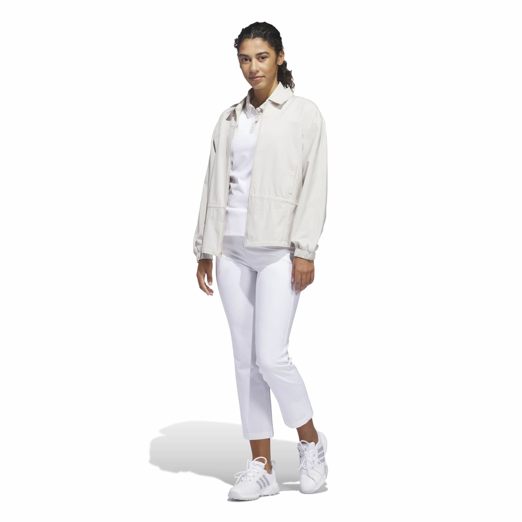 adidas ULT365+ Grid CLIMACool Polo Shirt Women's XXL Light Grey