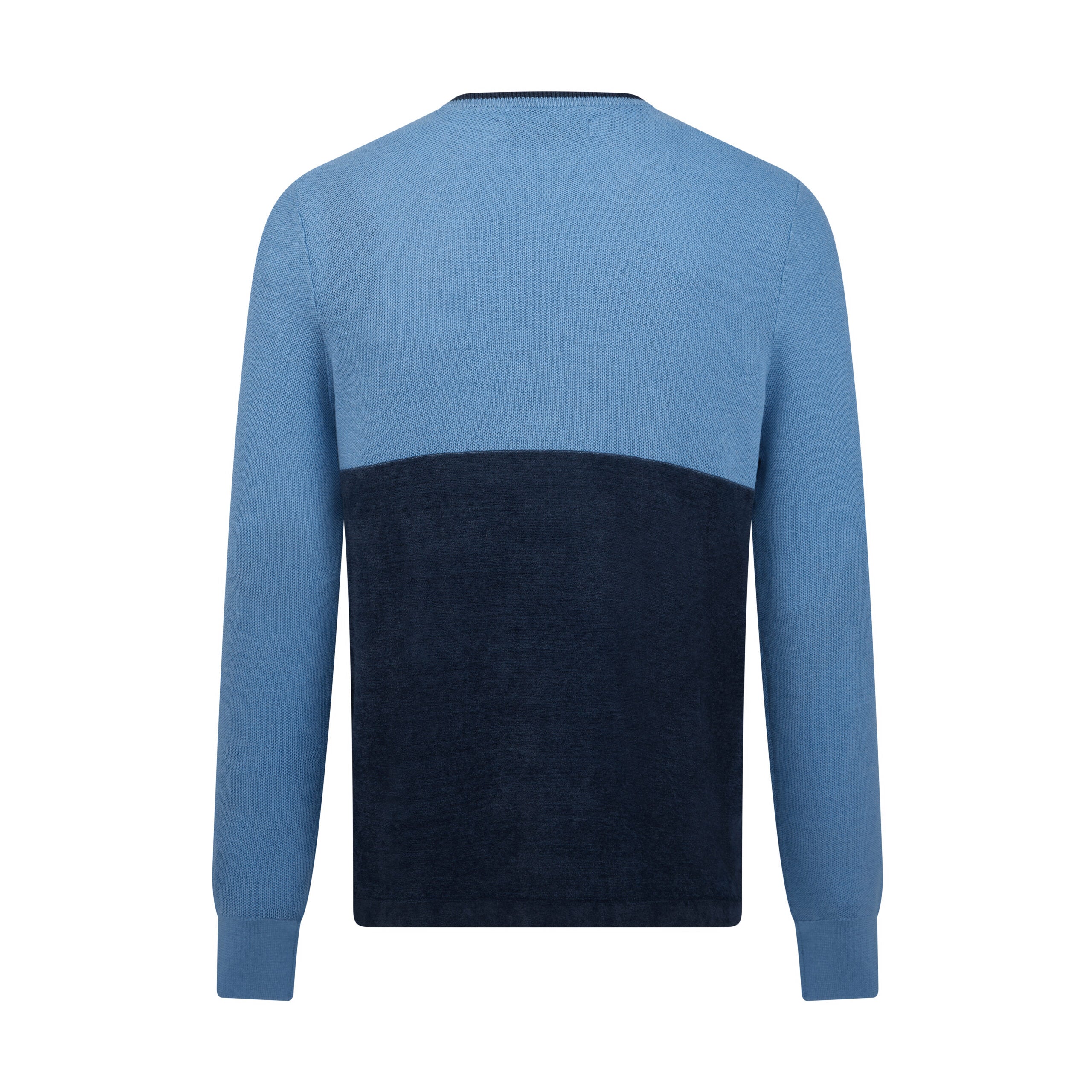 Original Penguin Heritage Mixed Media Sweater Herren L hellblau