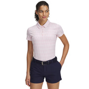 Under Armour UA Playoff 3.0 Printed Polo Damen L silber/grün L silber/grün L silber/grün