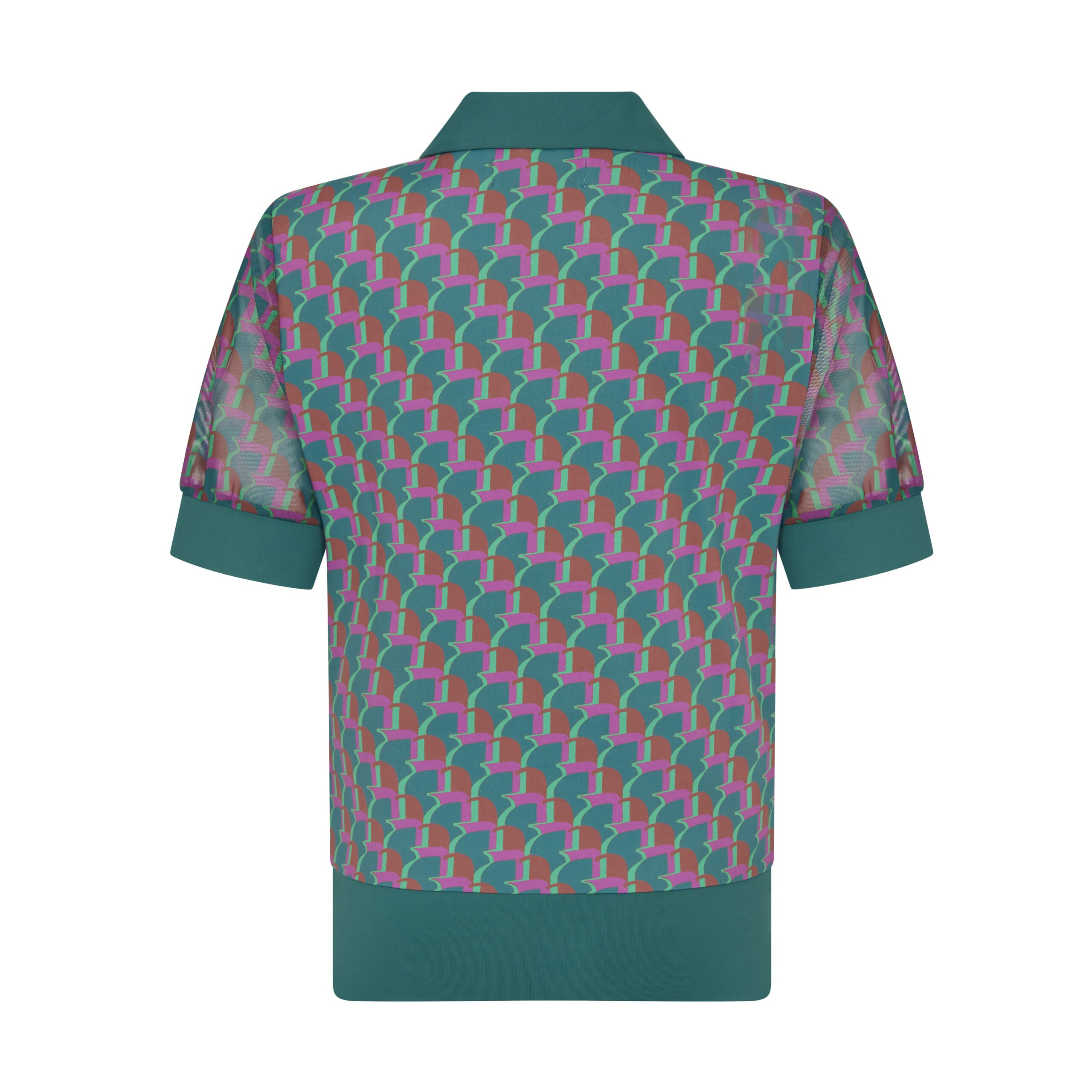 Original Penguin Shirred Front Printed Penguin Top Damen