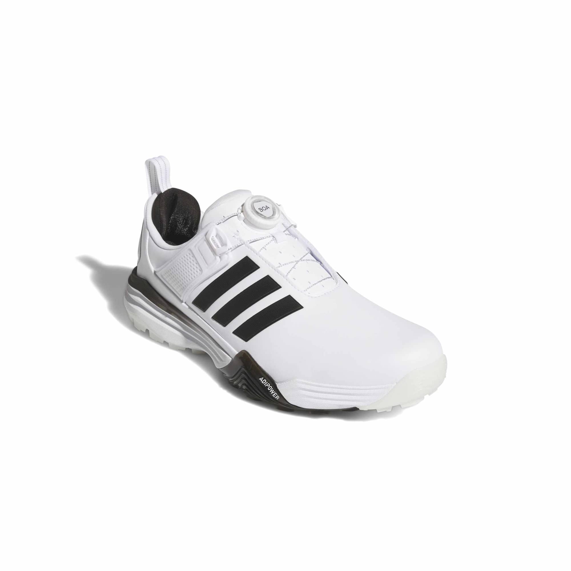 adidas ADIpower SL 26 BOA Golf Shoe Men's EU 44 2/3 white/black/silver EU 44 2/3 white/black/silver