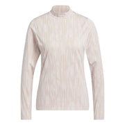 adidas Women's Ultimate365 Jacquard Long-Sleeve Mock Shirt