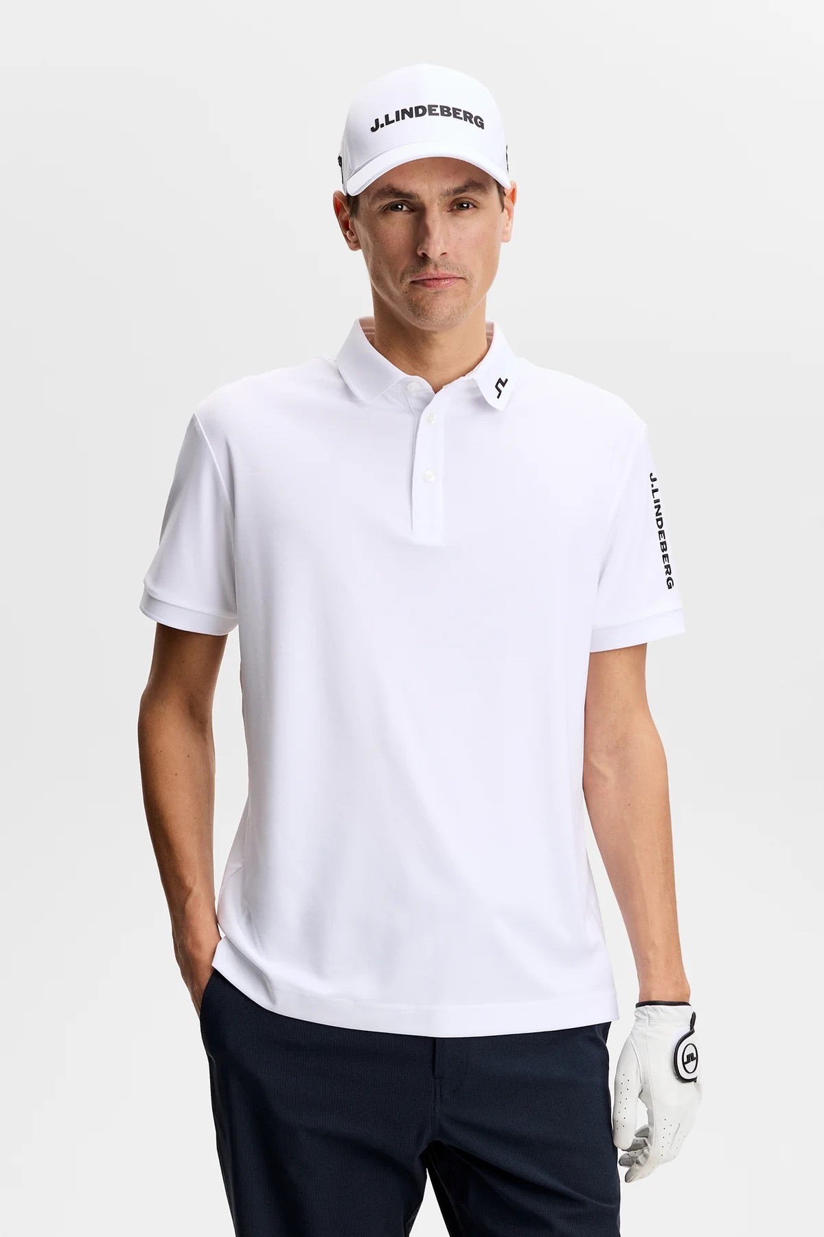 J.Lindeberg Tour Tech Polo Men L white L white