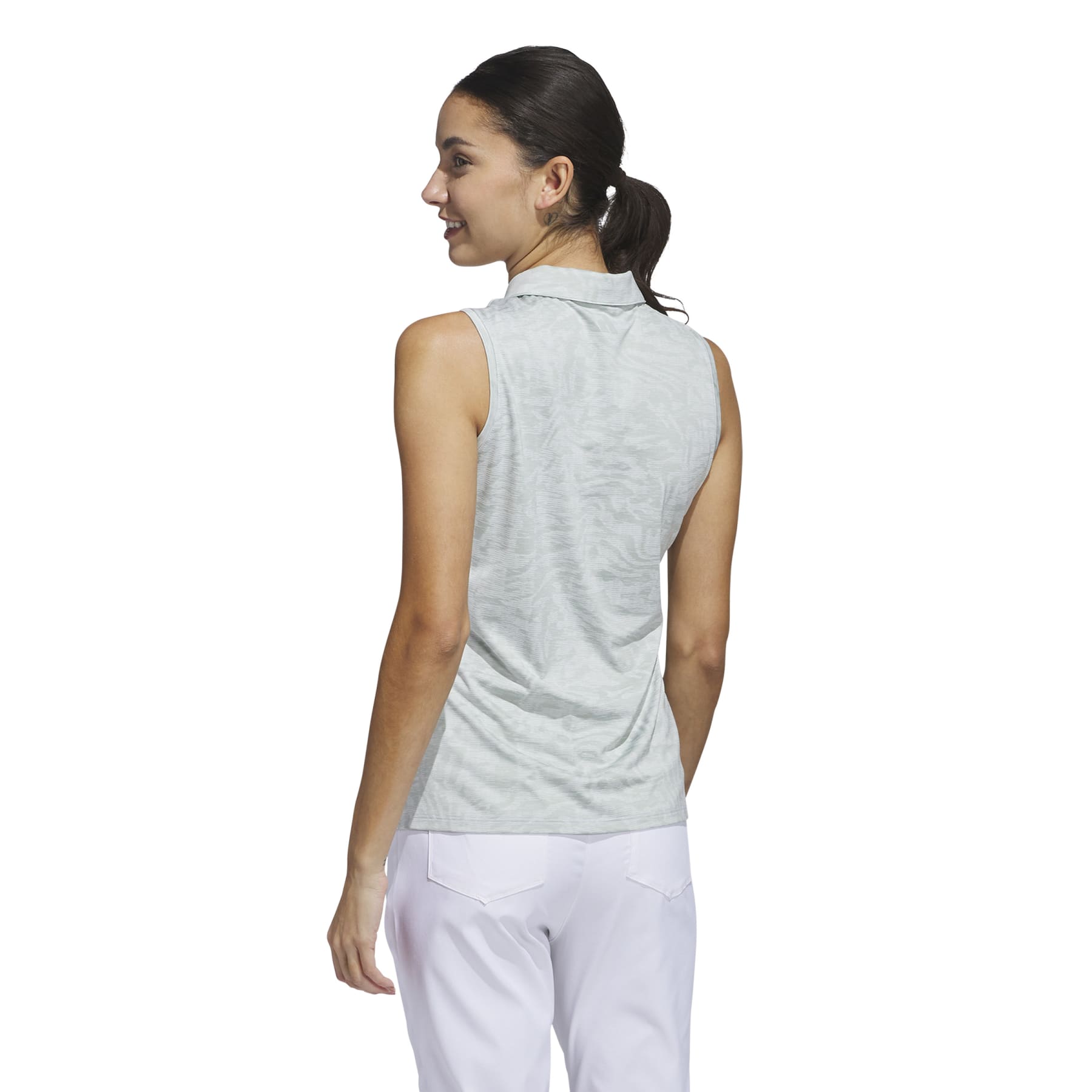 adidas Ultimate365 Jacquard Polo Damen XS silber XS silber