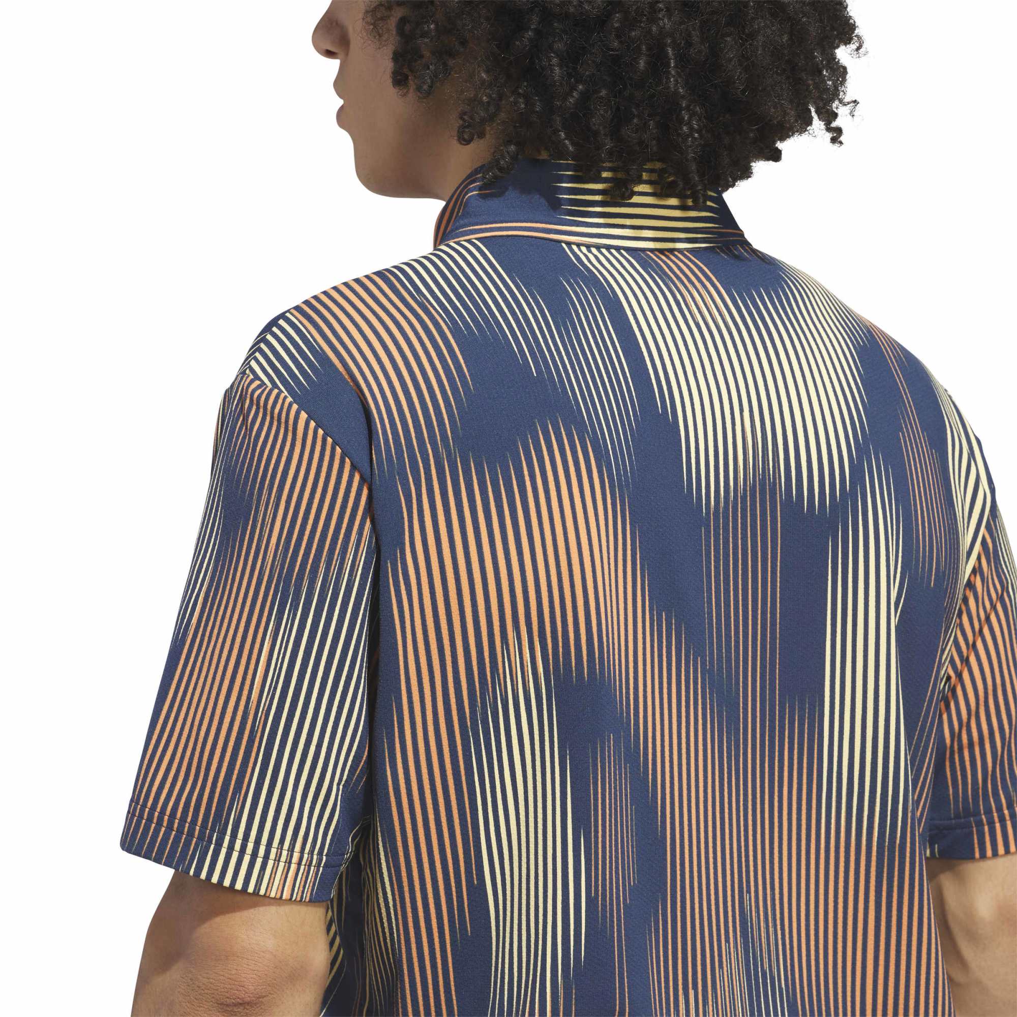 adidas ULT365 Cool Feel Print Polo Herren L navy/orange