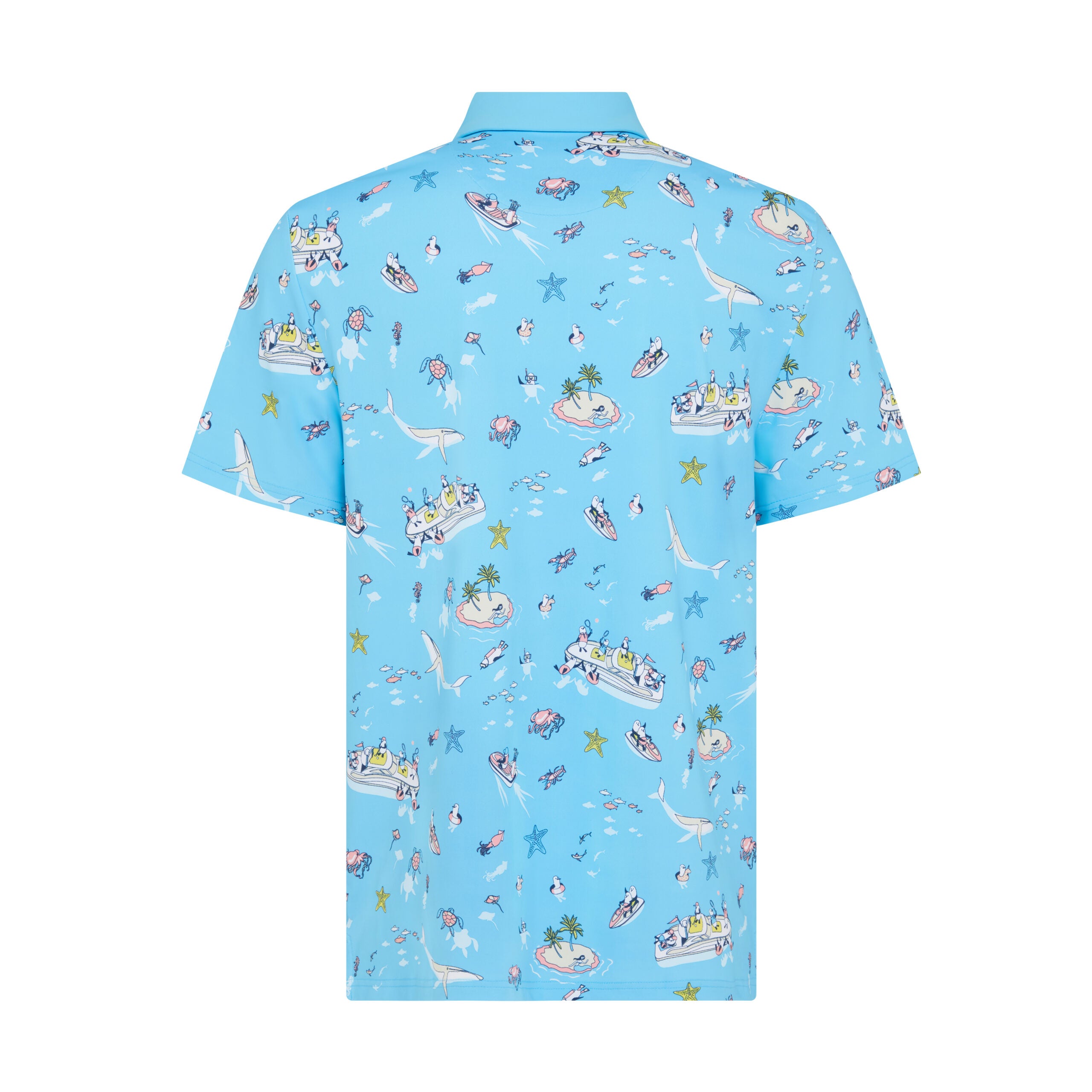 Original Penguin Pete N’ The Boat Polo Herren L hellblau