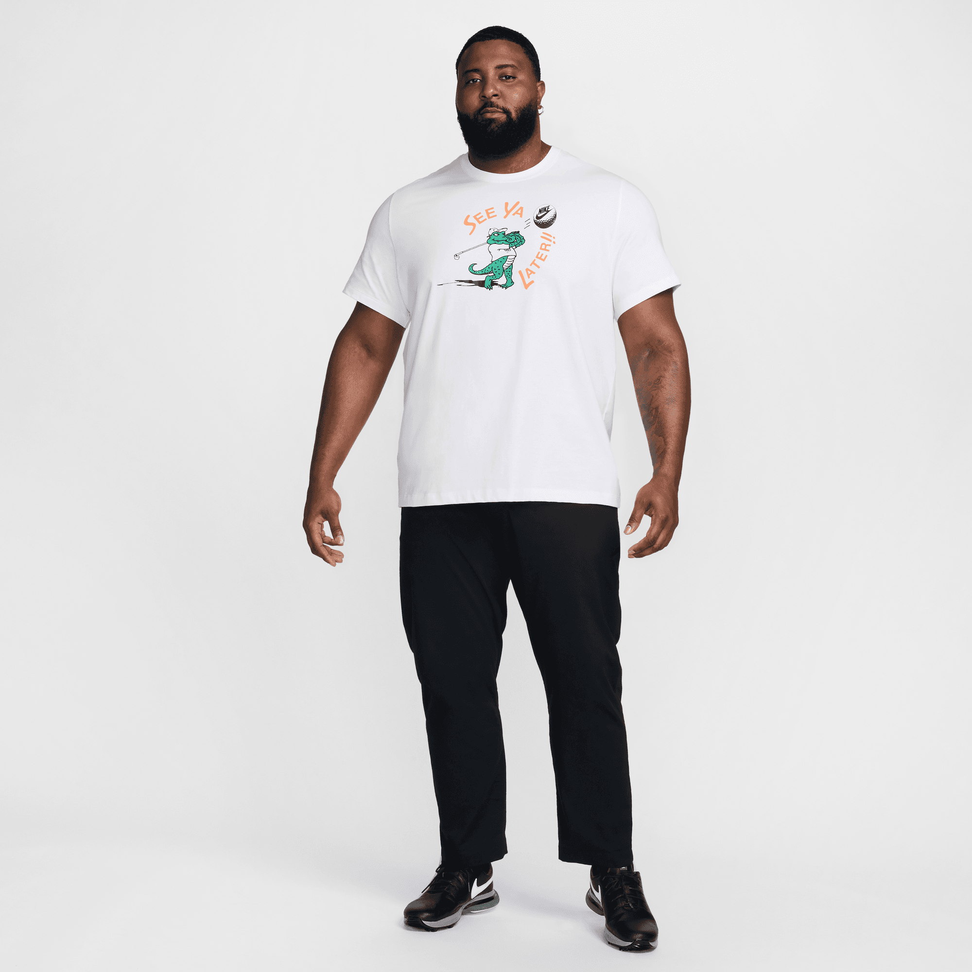 Nike Golf T-Shirt Herren XXL weiß