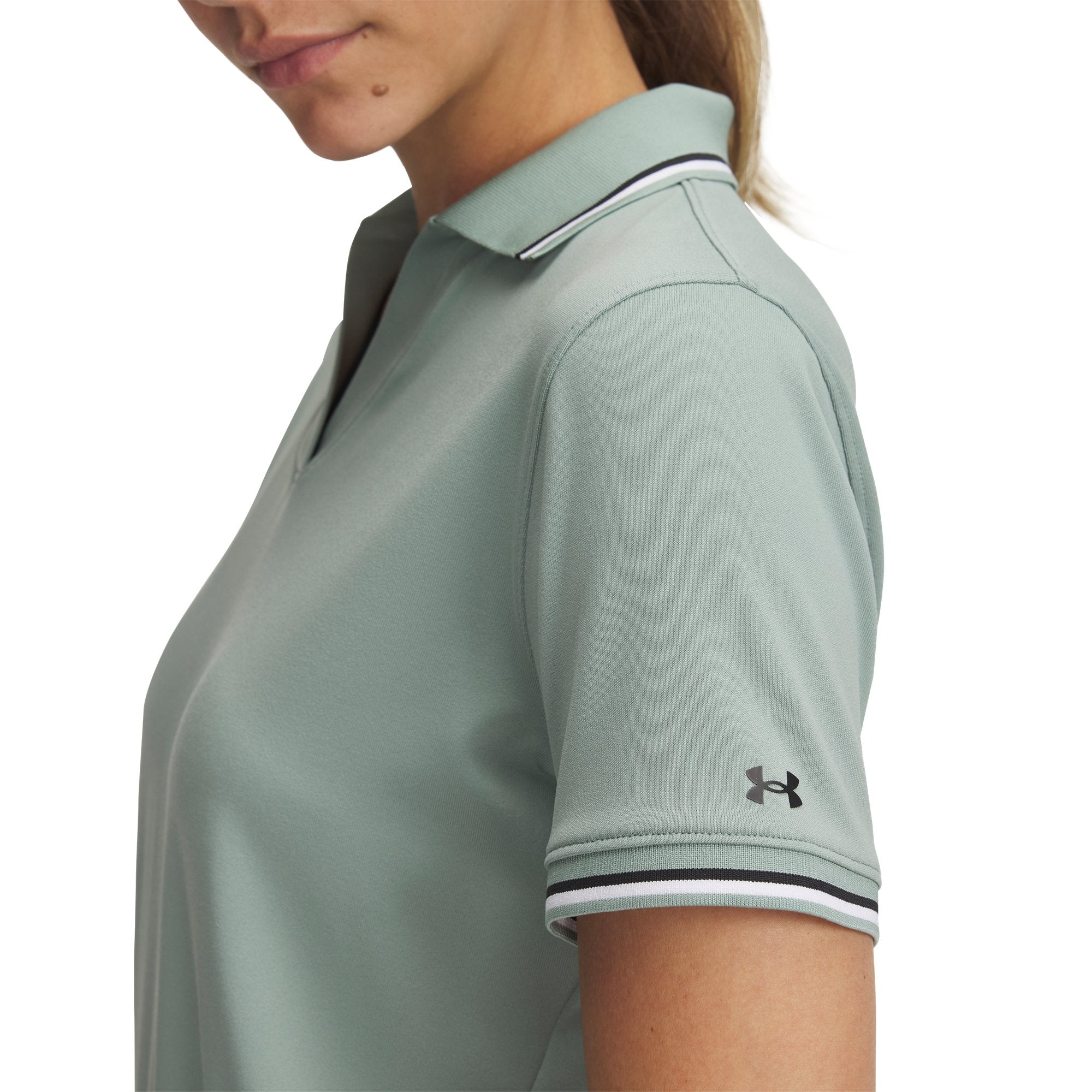 Under Armour UA Drive Rib Kurzarm-Polo Damen