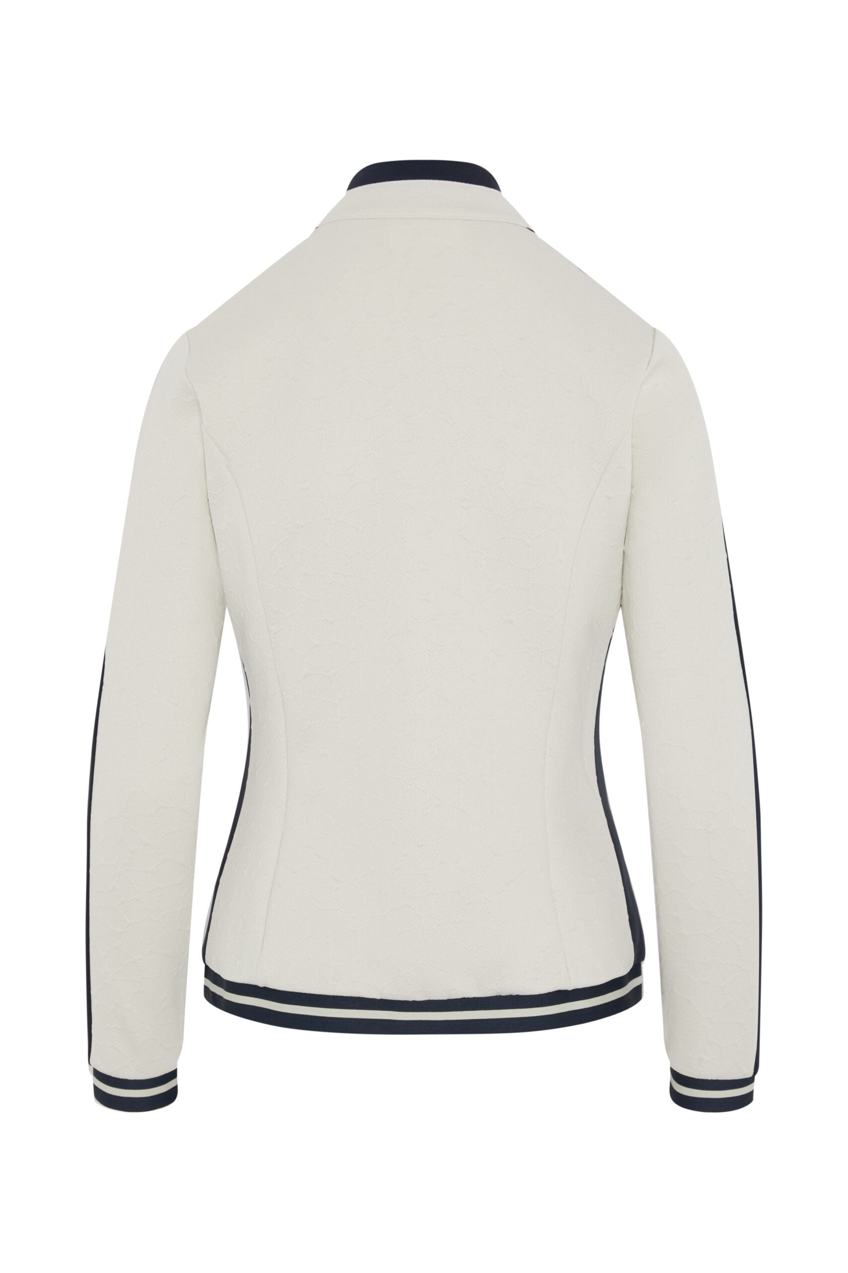 Original Penguin Knit Embossed Floral Colour Block Jacke Damen