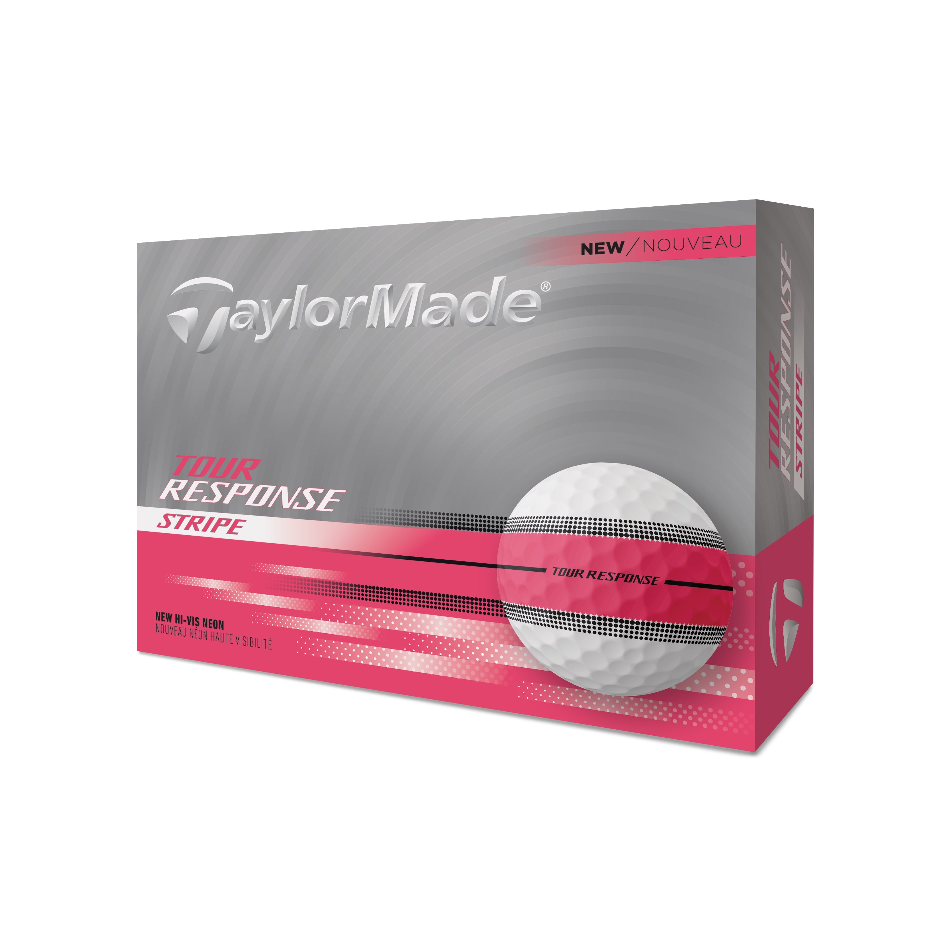 TaylorMade TourResponse Stripe 2025 Golf Balls 12-Pack