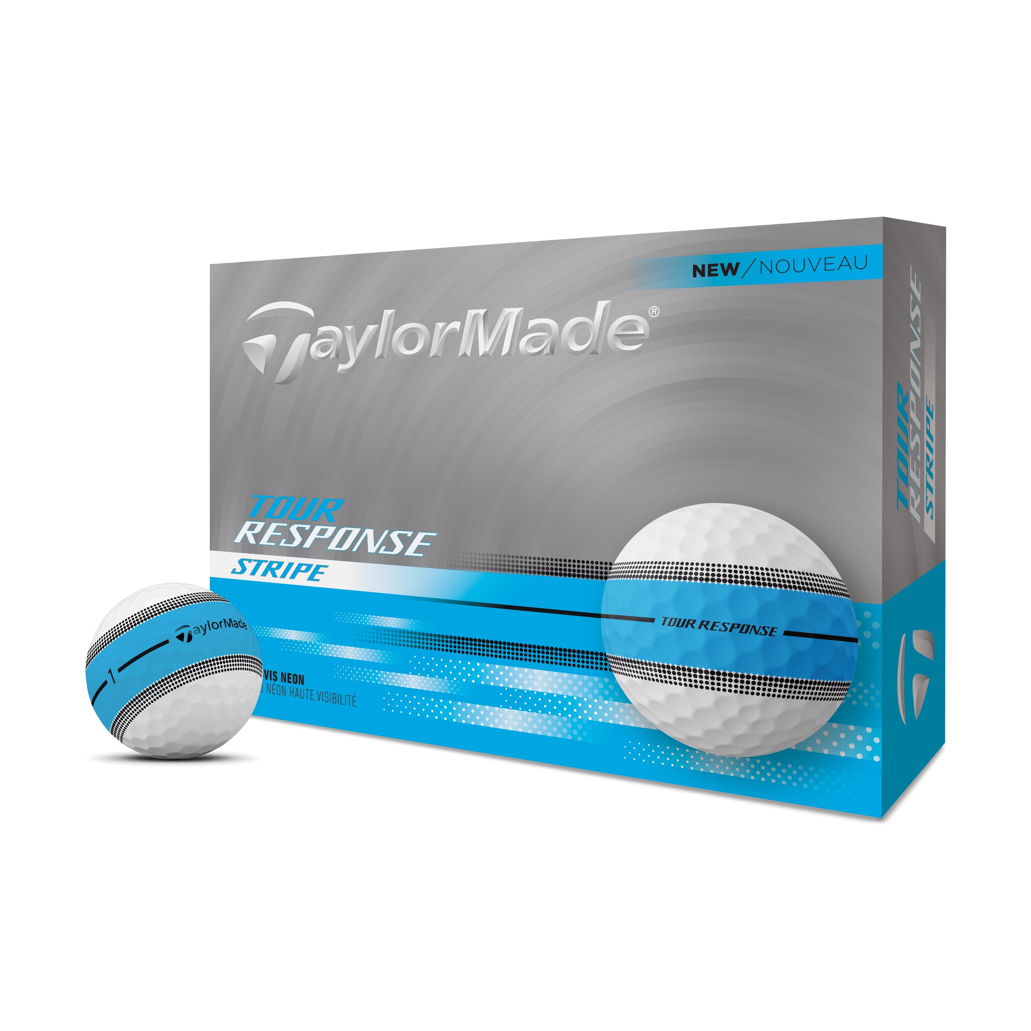 TaylorMade TourResponse Stripe 2025 Golf Balls 12-Pack
