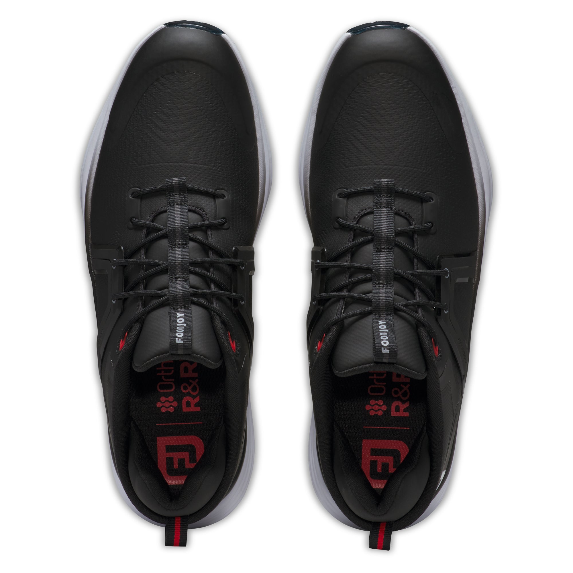 Footjoy HYPERFLEX Golfschuh Herren EU 39 Medium schwarz/weiss/rot