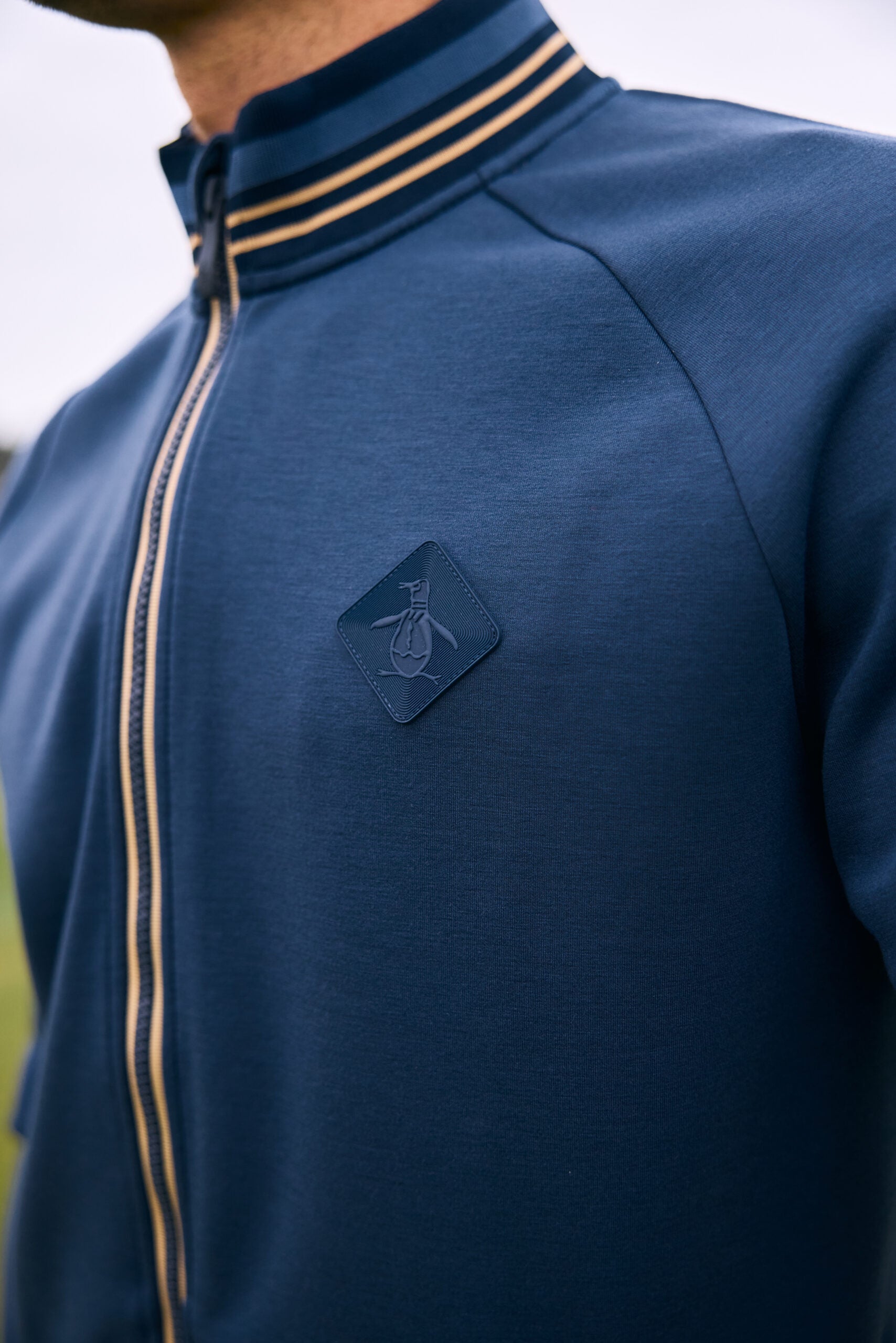 Original Penguin Knitted Track Jacke Herren