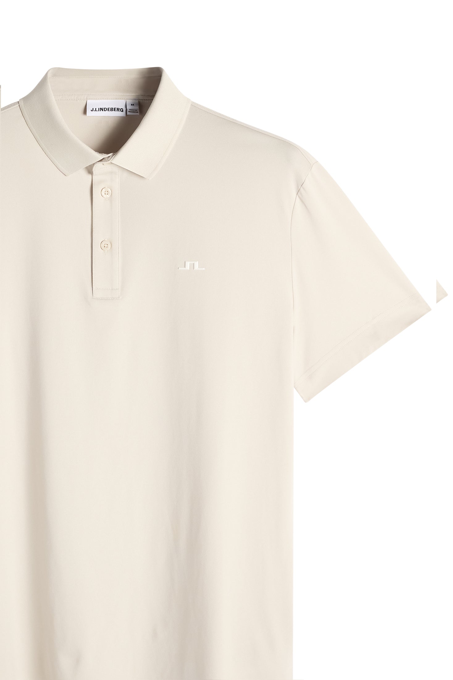 J.Lindeberg Bridge Polo Herren L hellgrau