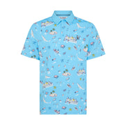 Original Penguin Pete N’ The Boat Polo Herren L hellblau
