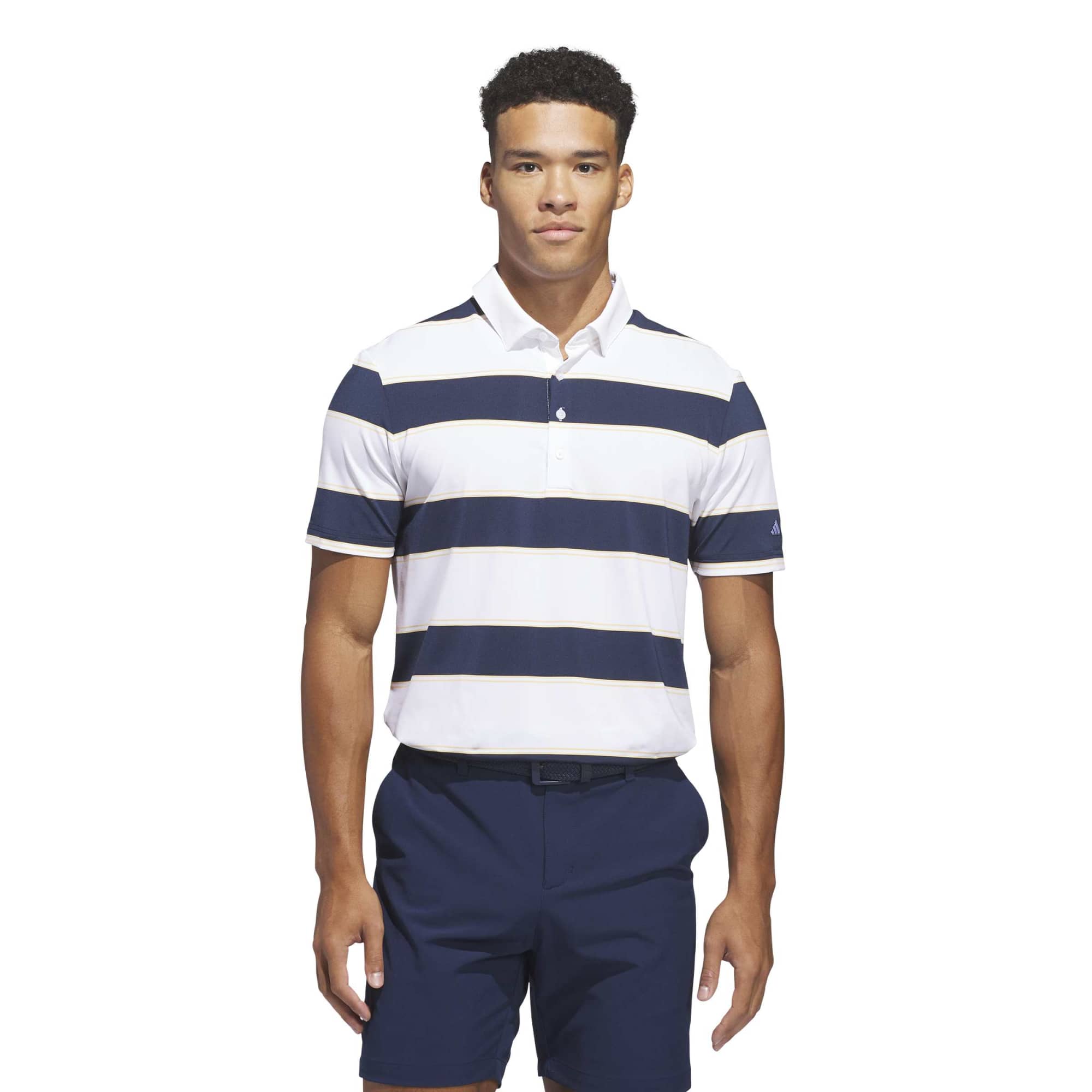 adidas ULT365+ JumboStripe Climacool Polo Men's XXL White/Navy