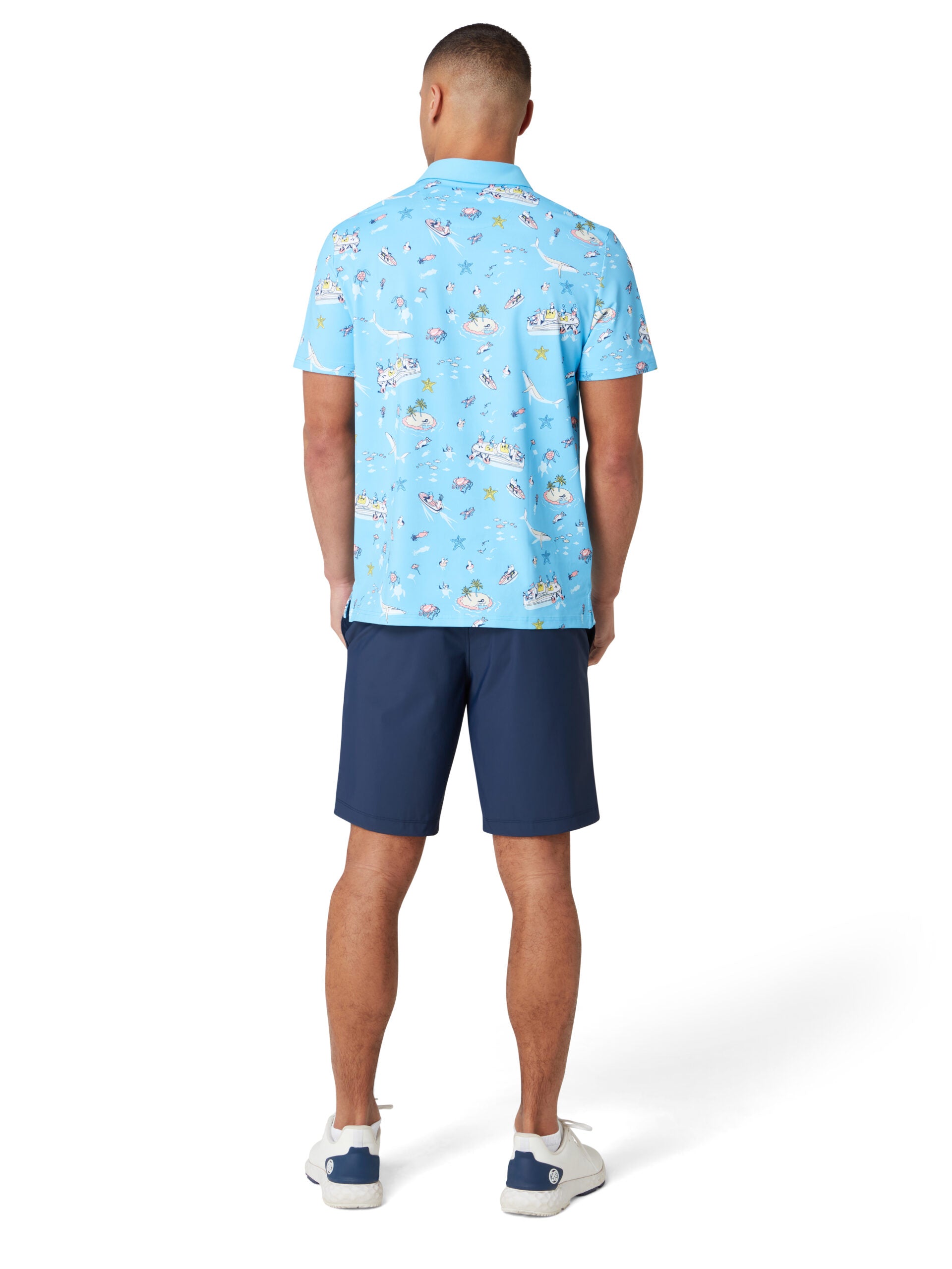 Original Penguin Pete N’ The Boat Polo Herren L hellblau