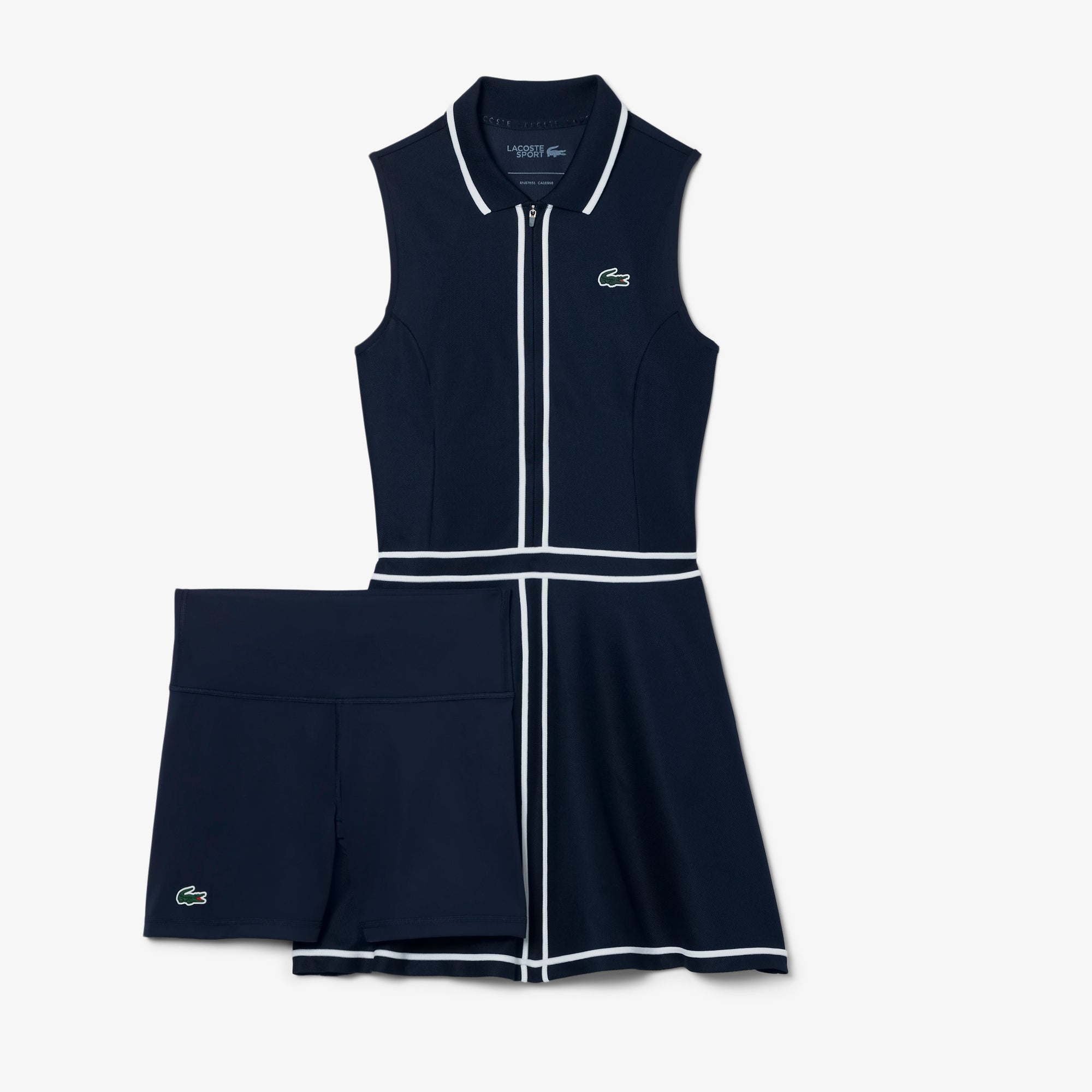 Lacoste UltraDry Dress Women's 36 navy/white 36 navy/white