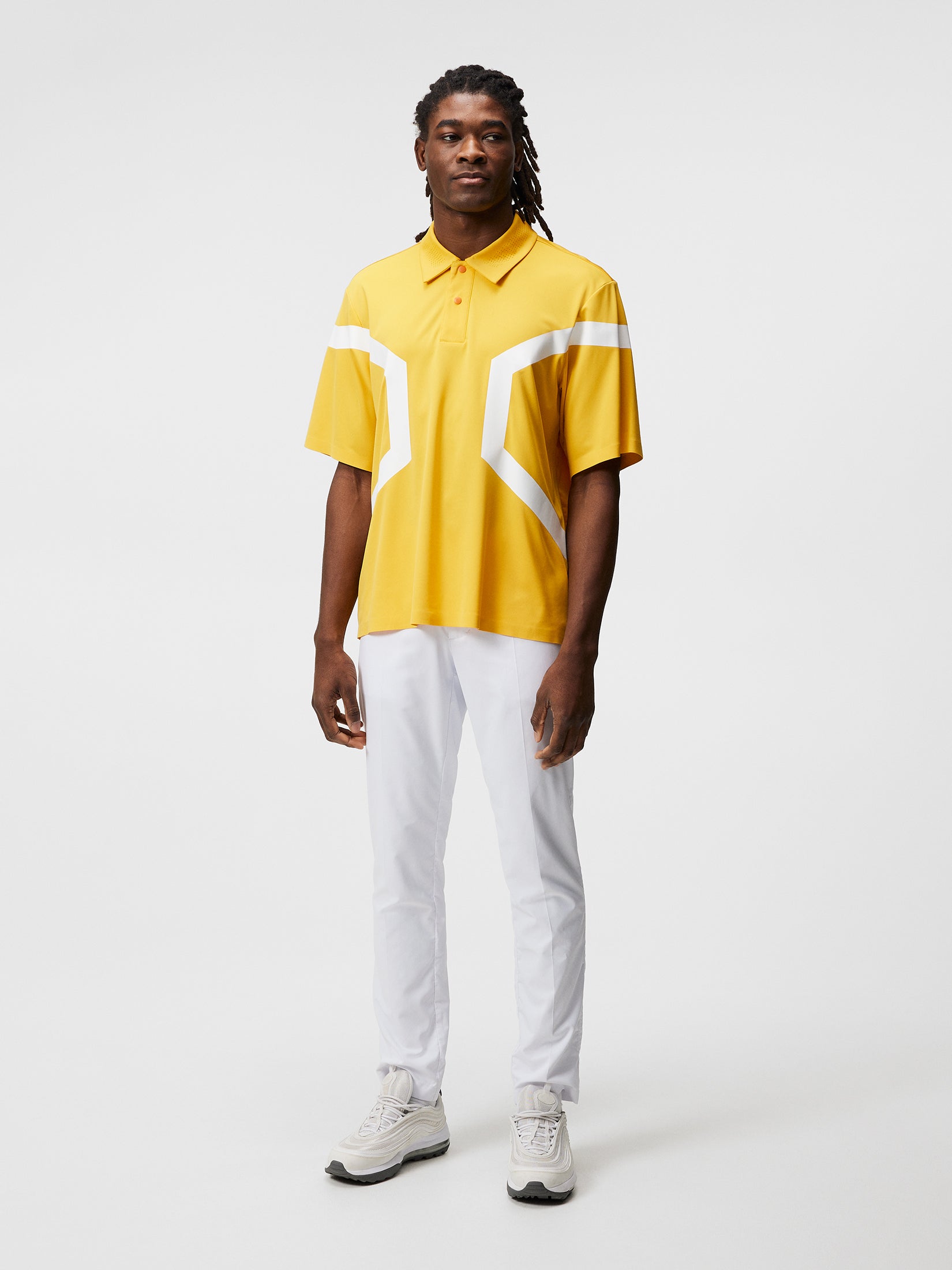 J.Lindeberg Diamond Mesh Polo Herren