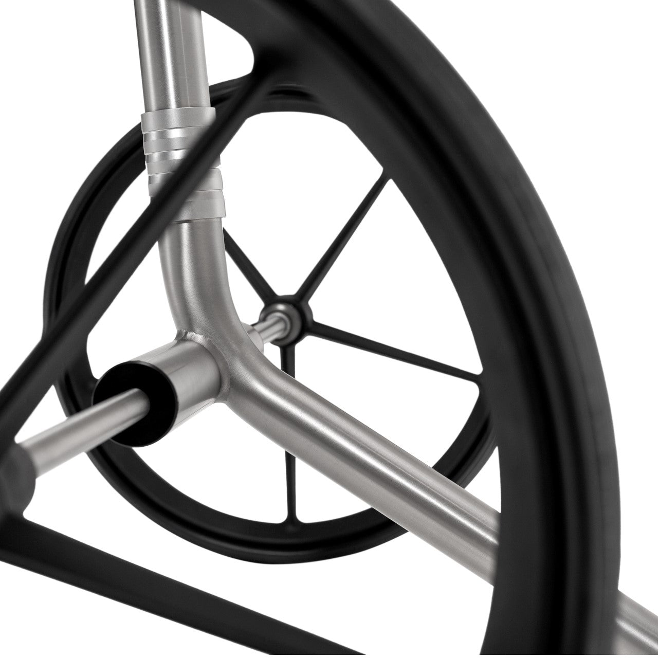 TiCad Pro Golftrolley GFK-Räder (matt schwarz)