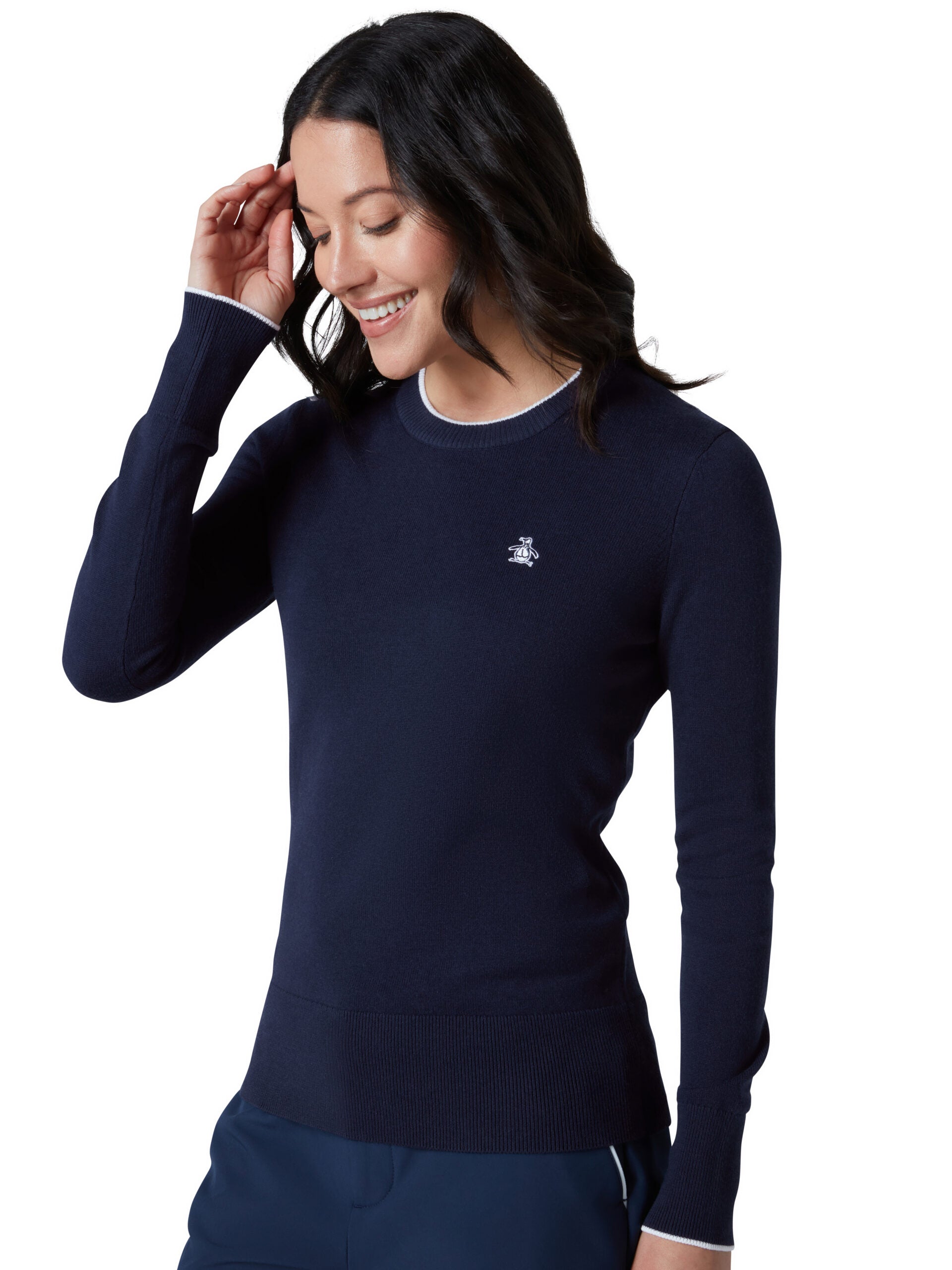 Original Penguin Solid Sweater Damen