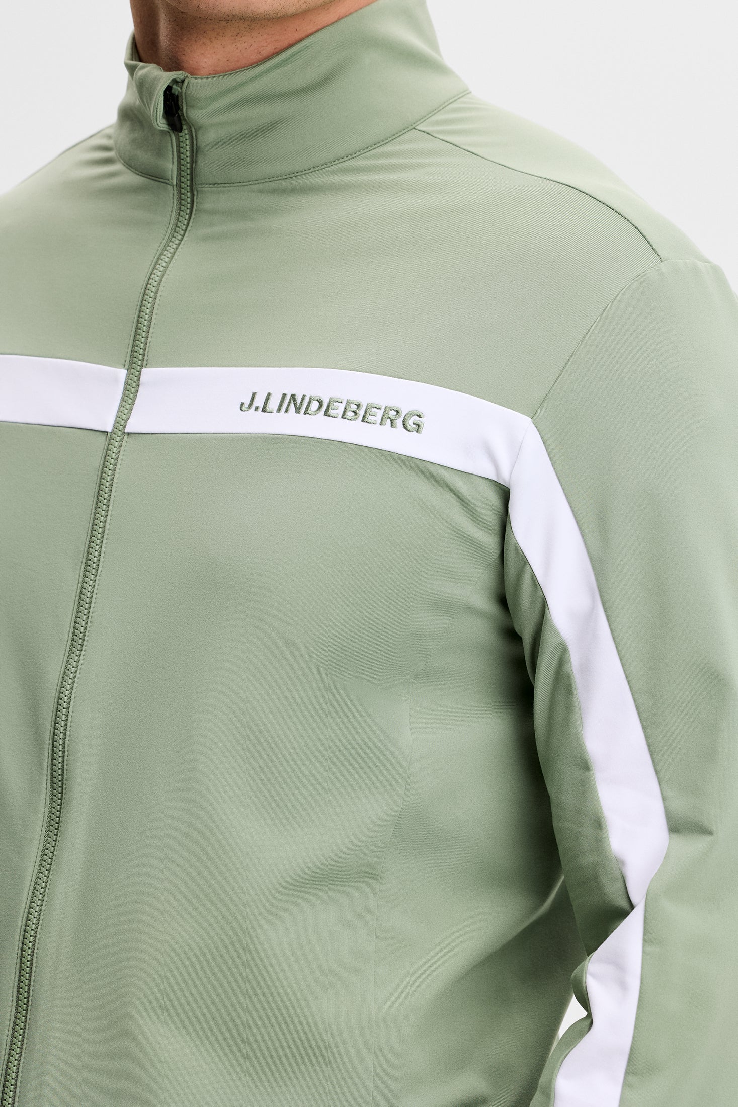 J.Lindeberg Jarvis Mid Layer Men's L Forest Green